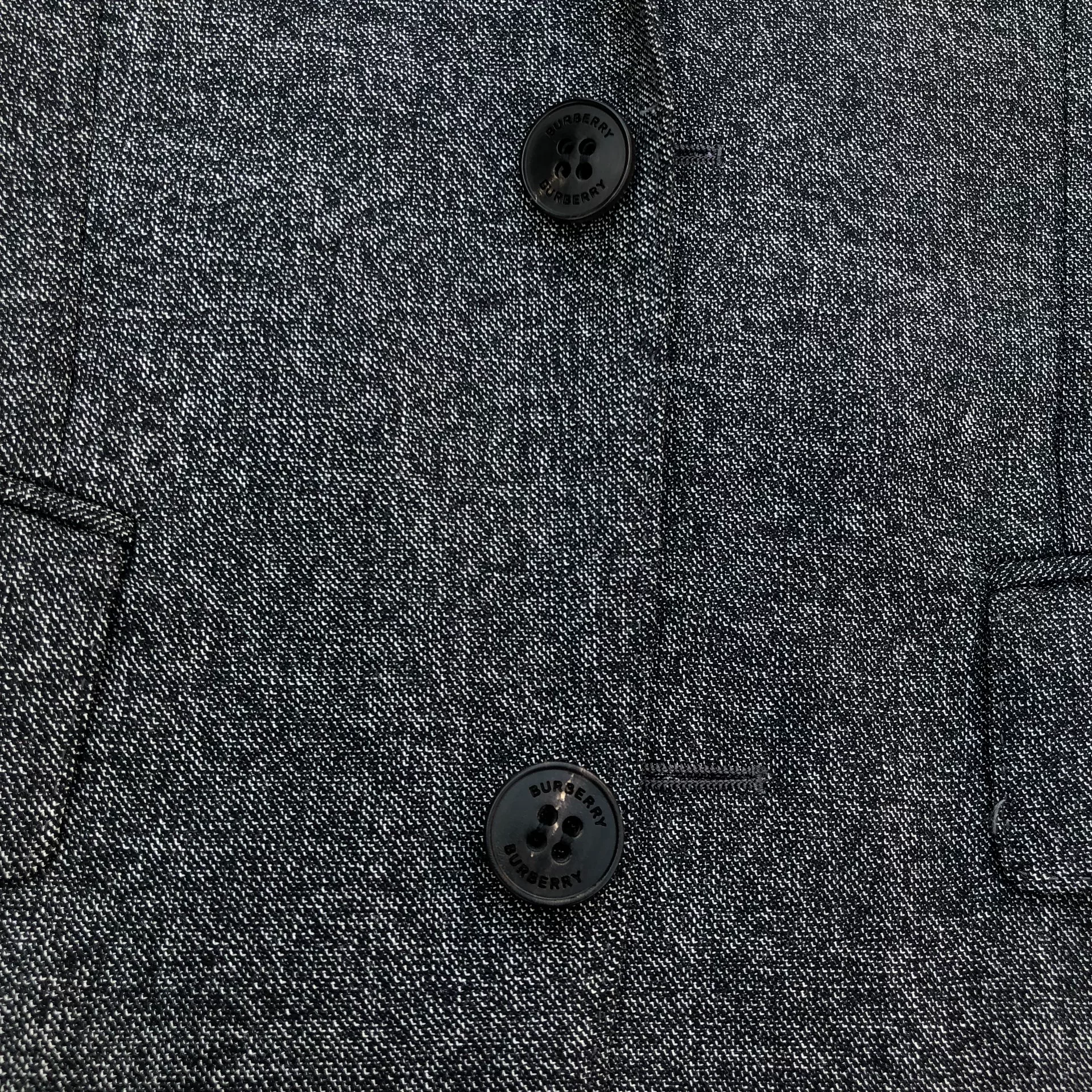 Burberry Herringbone Wool Suit — back