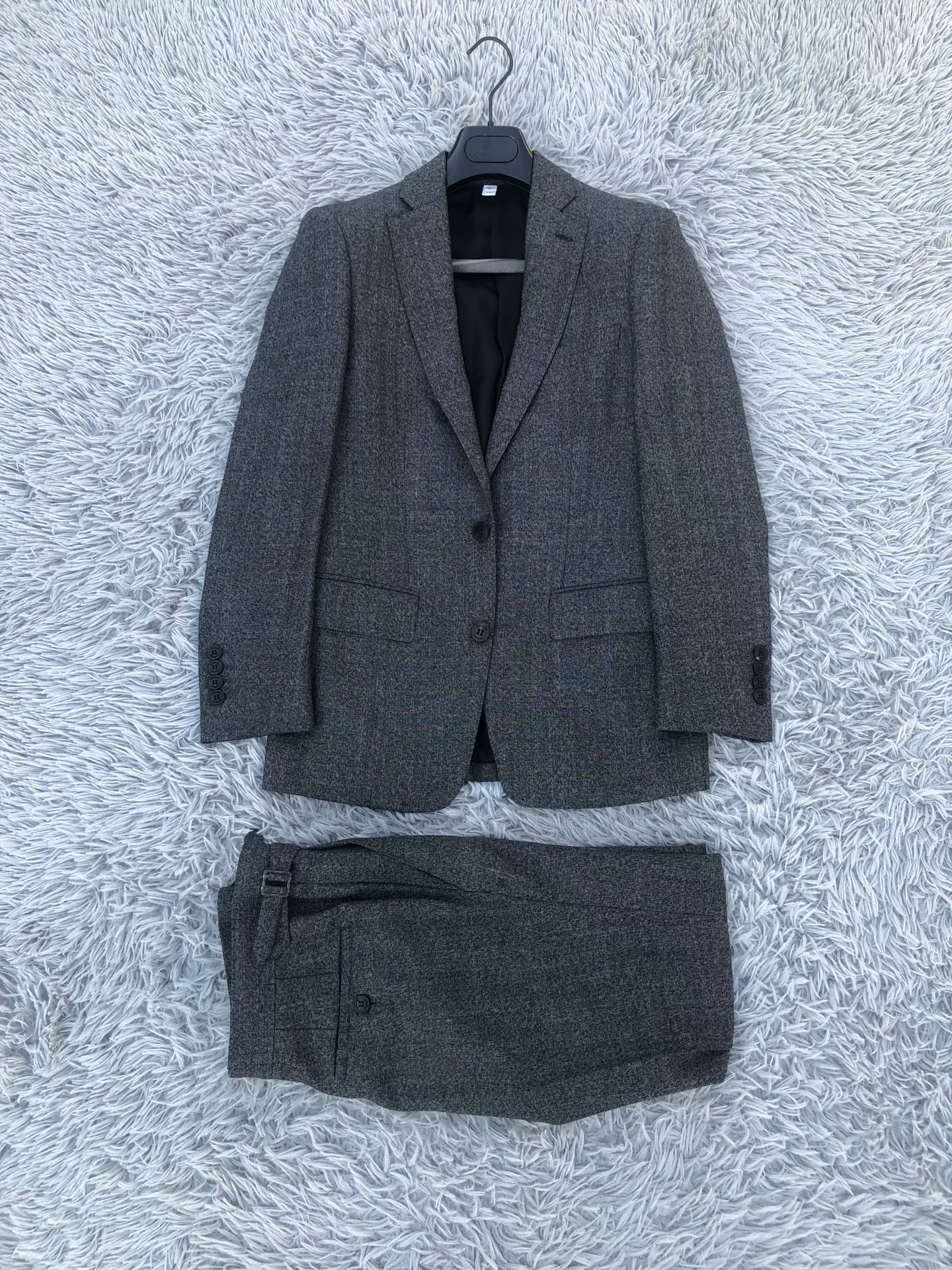Burberry Herringbone Wool Suit