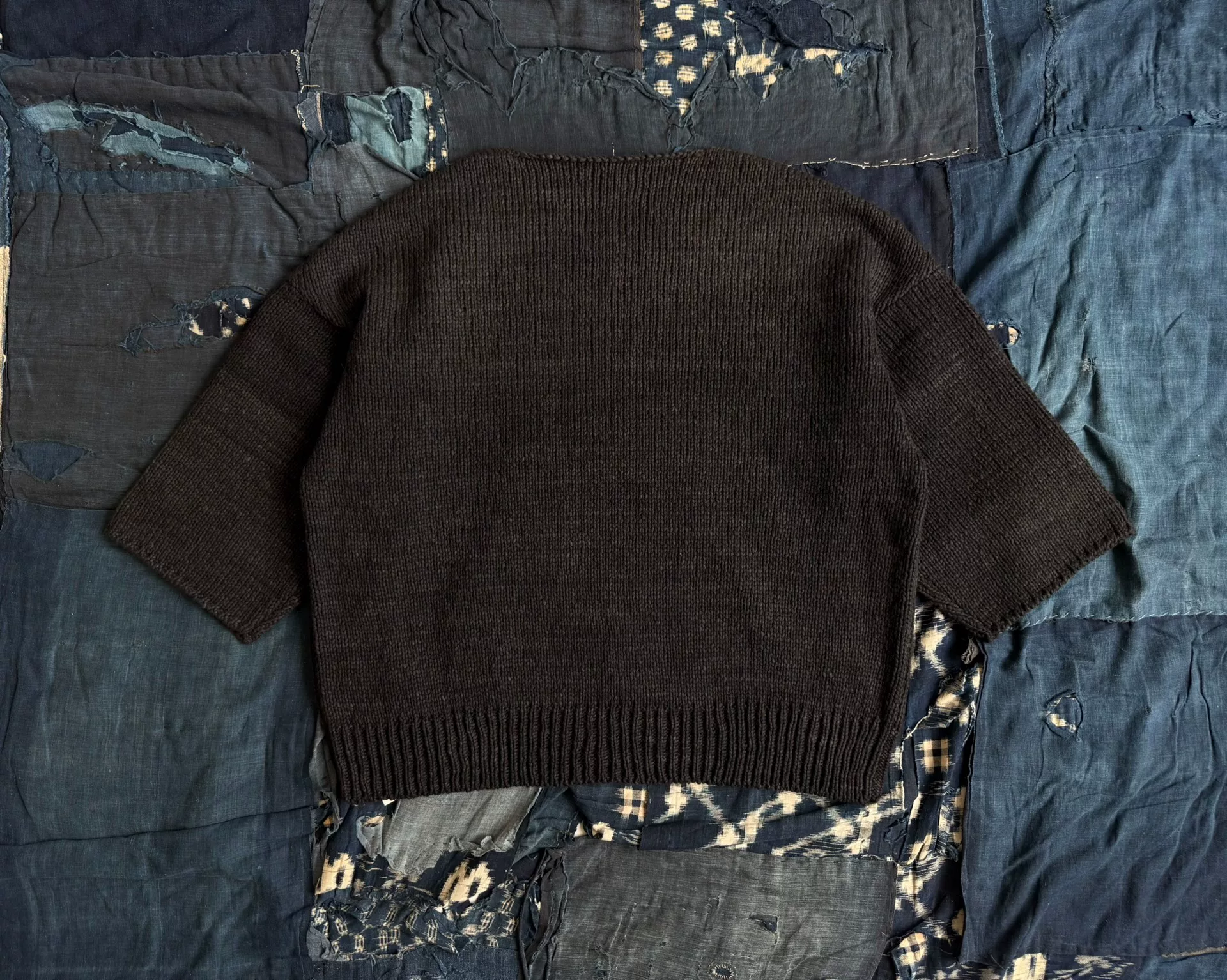 VISVIM 25AW BURROW CREW KNIT — front