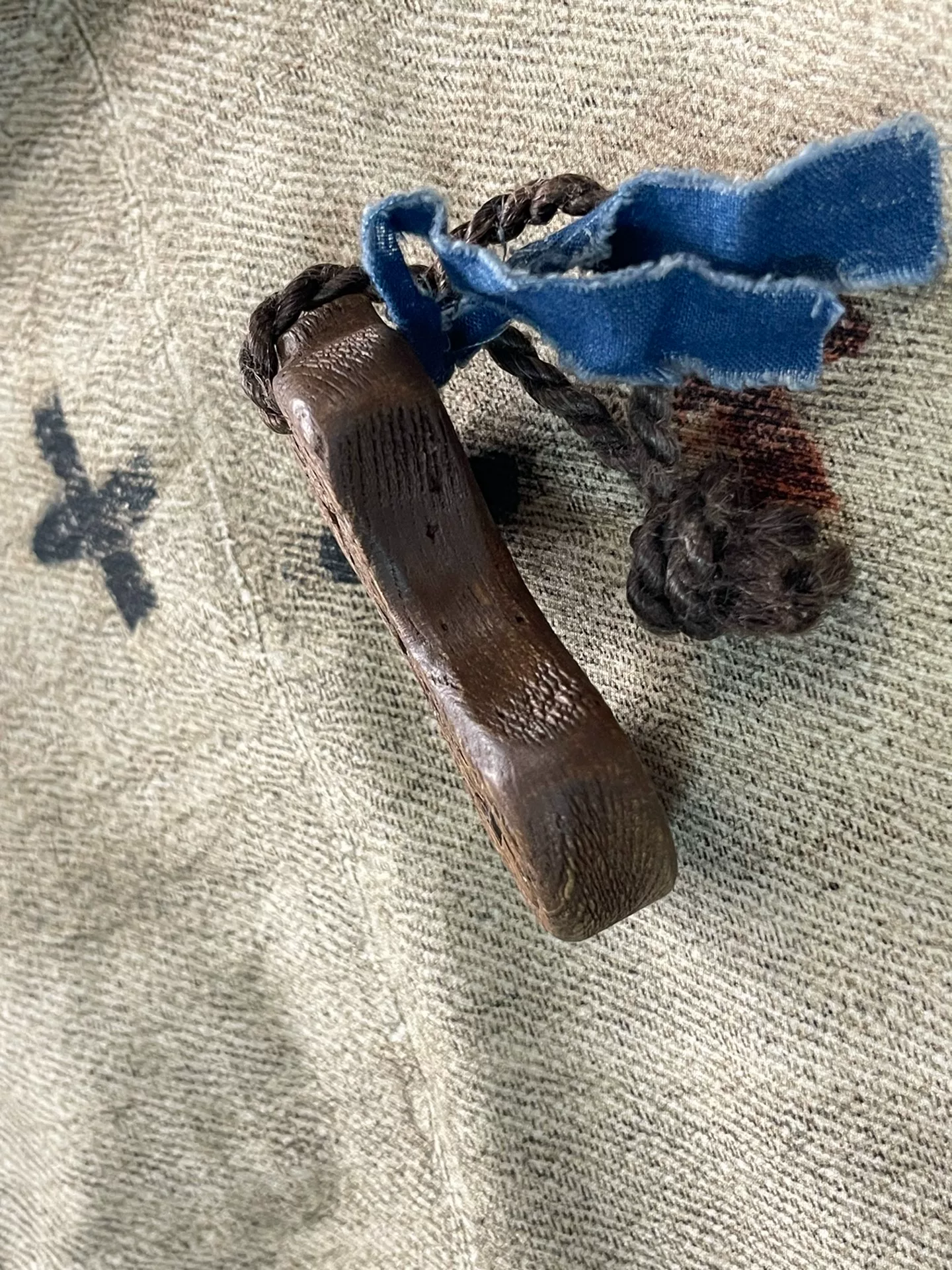 visvim ict Wooden Keychain — back
