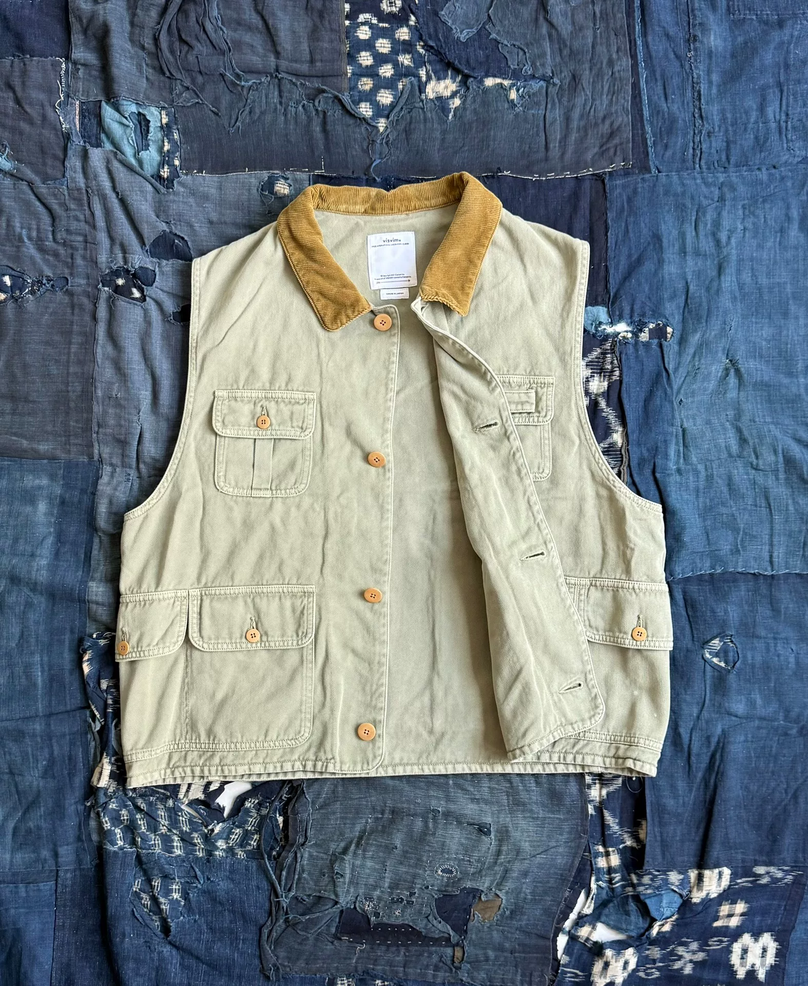 VISVIM 25AW MATTO HUNTING VEST — detail