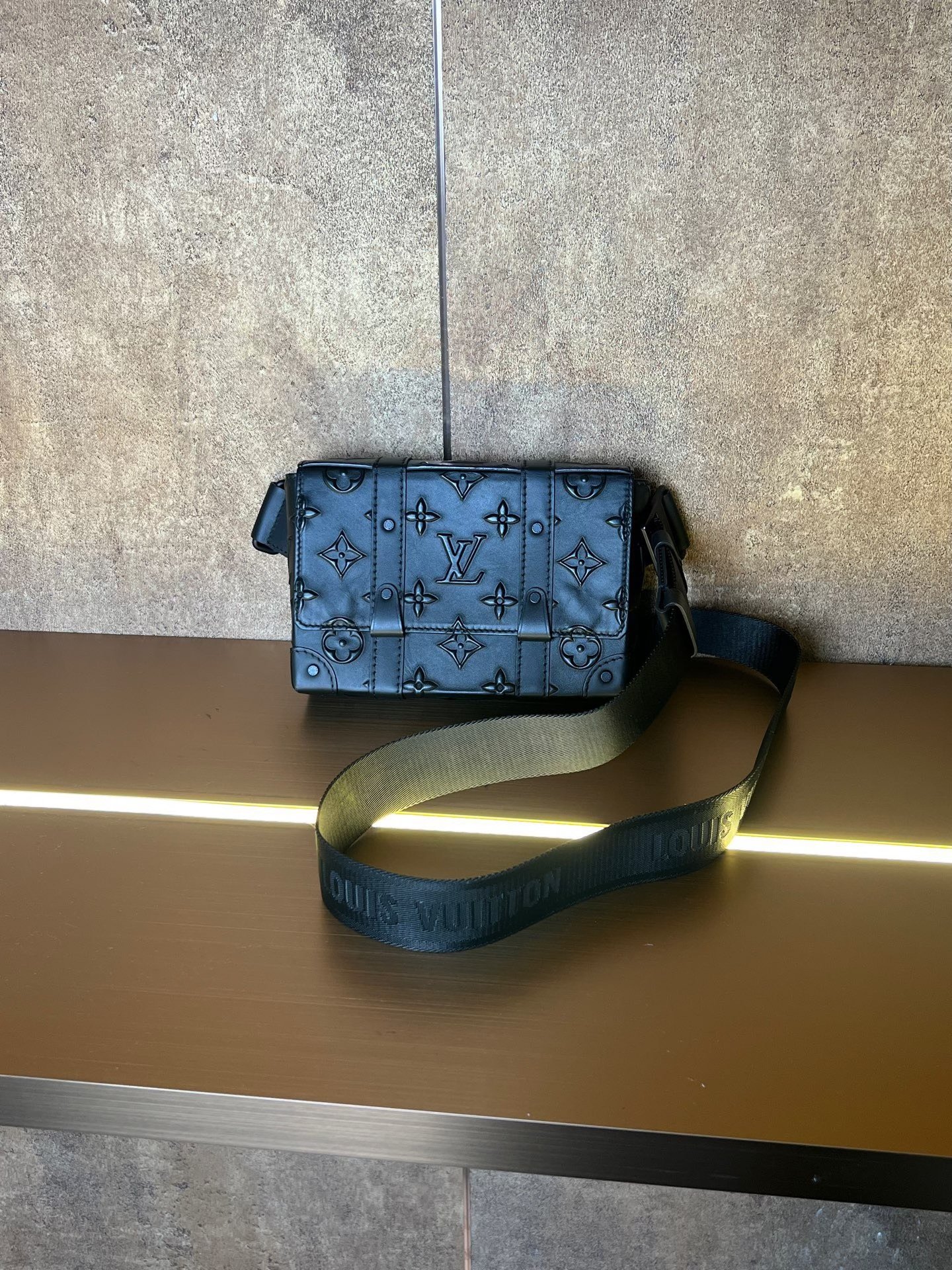 Louis Vuitton Embossed Small Box Fanny Pack