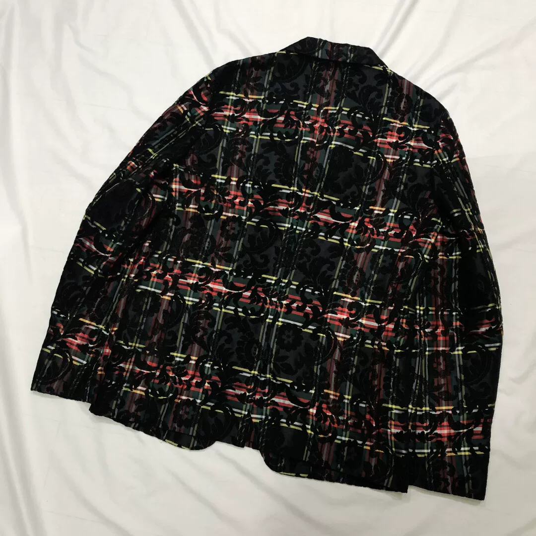 Comme des Garçons 12AW Plaid Blazer — back