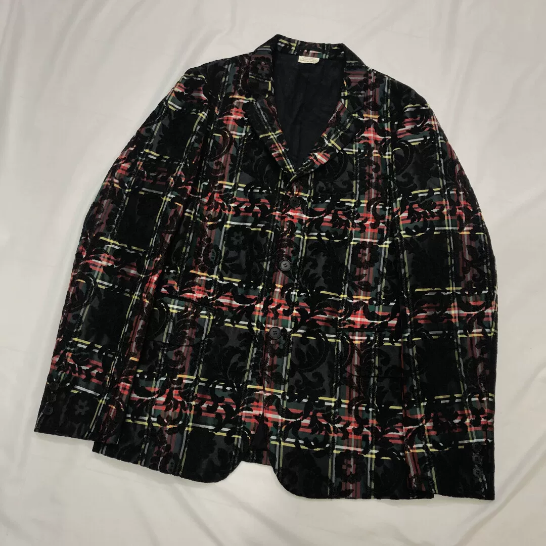 Comme des Garçons 12AW Plaid Blazer — front