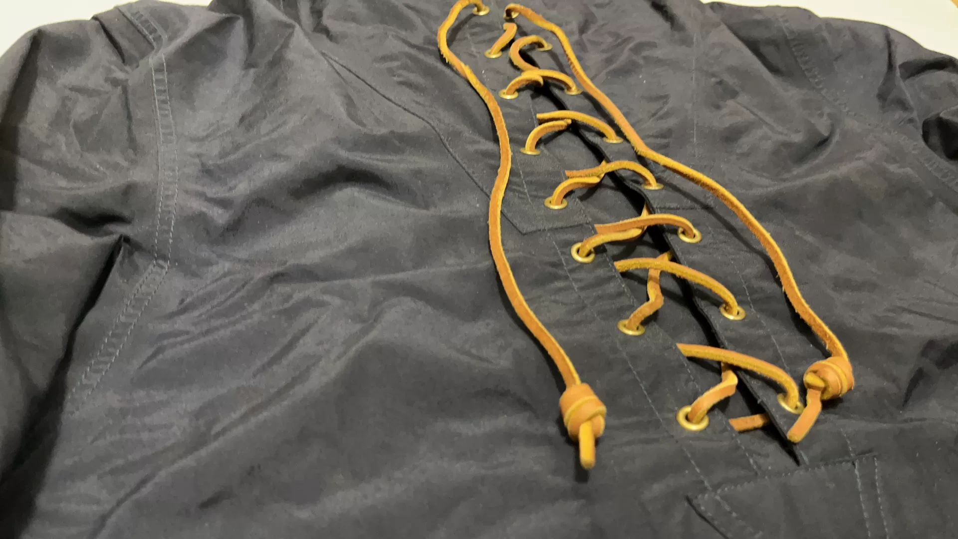 visvim nomad deck hoodie — detail