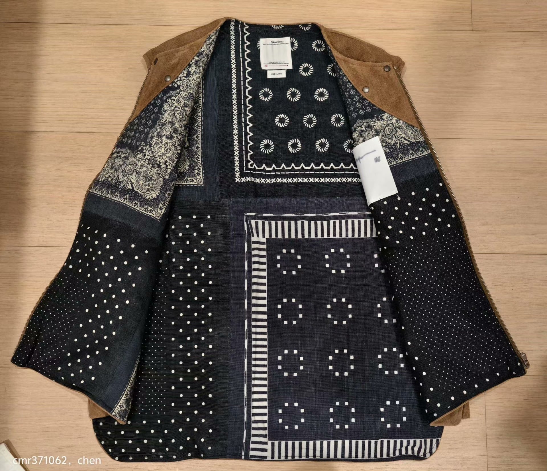 VISVIM 23SS STROKER DOWN VEST — back