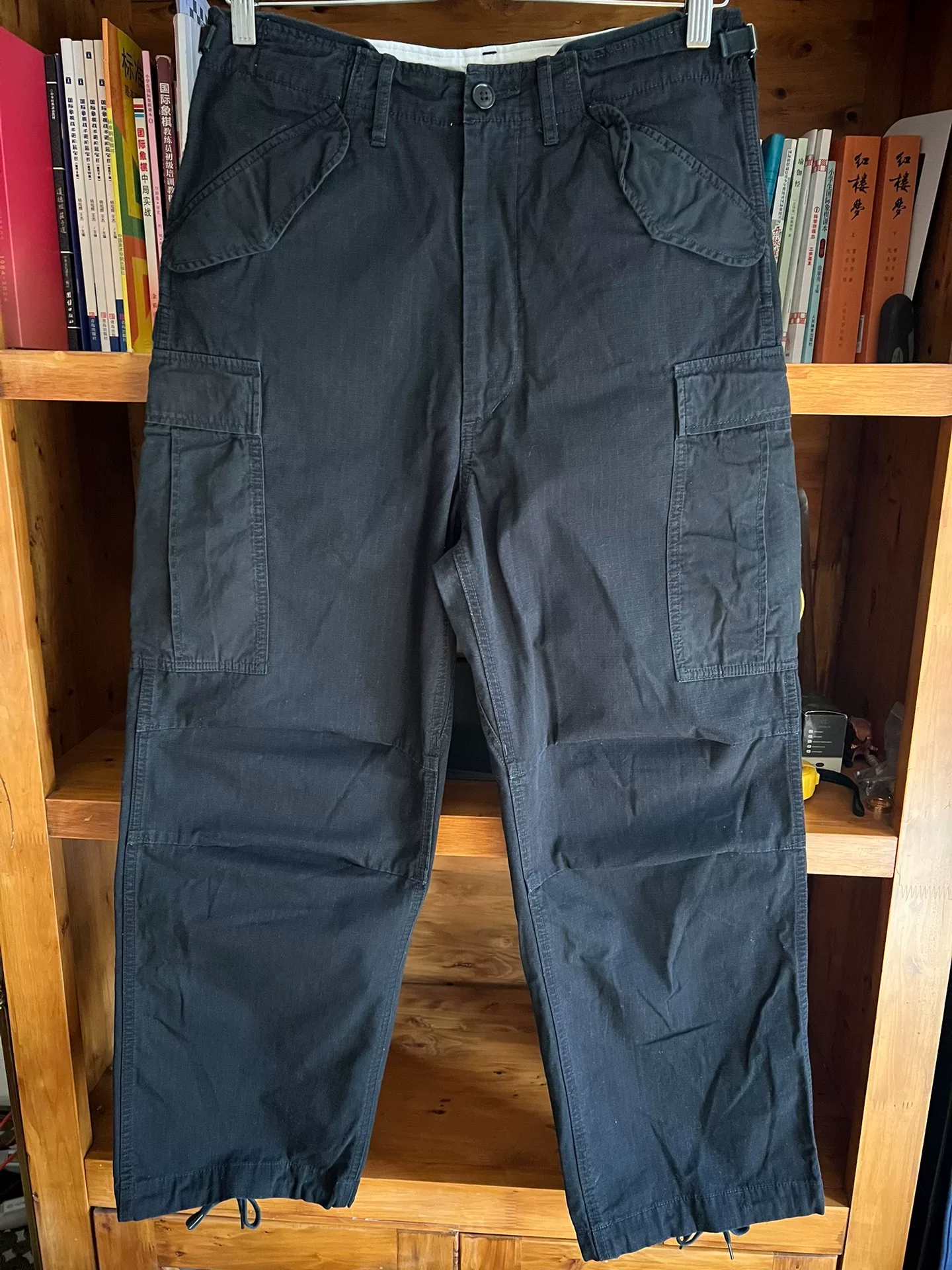 nanamica Black Japanese Military Pants
