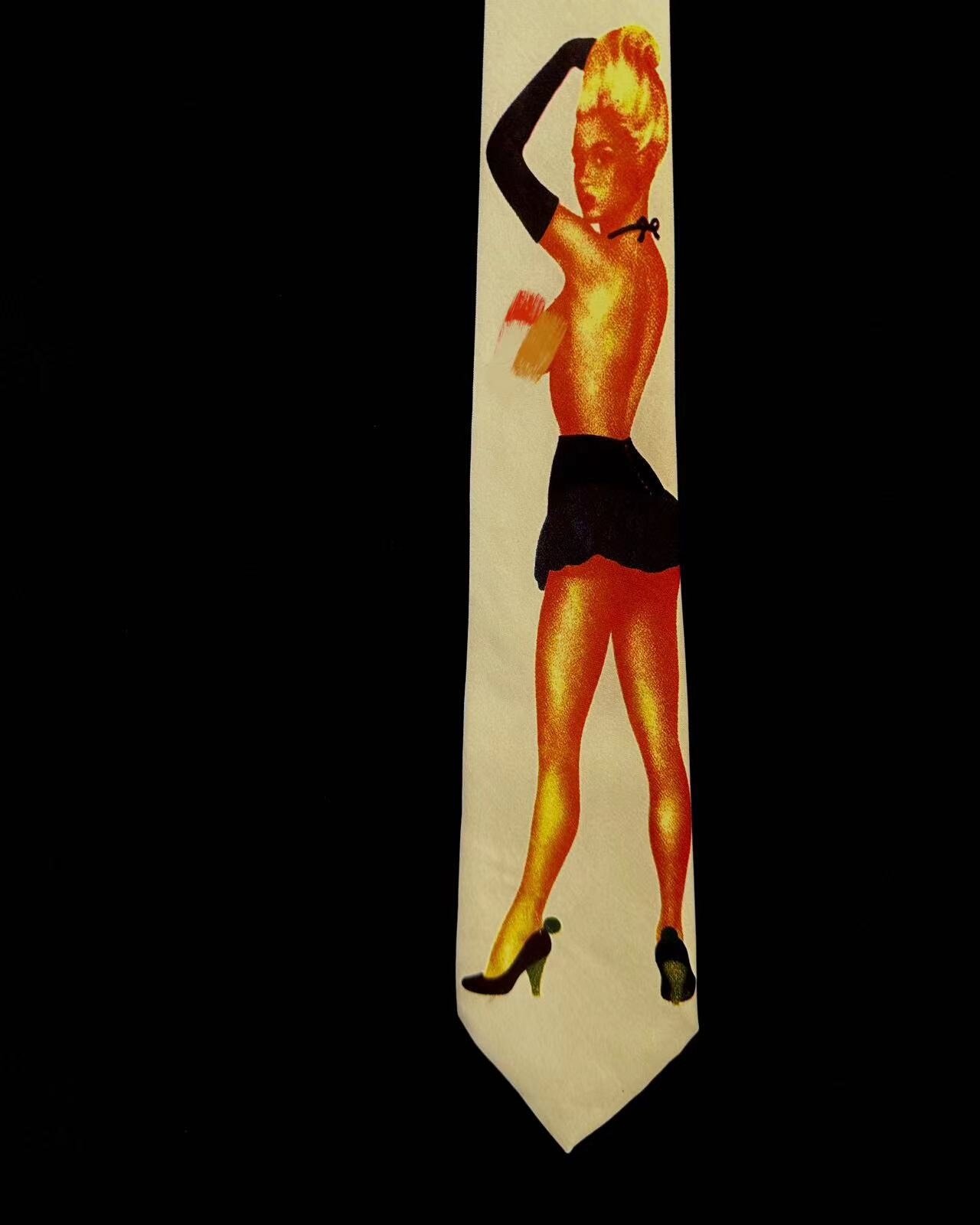 Yohji Yamamoto 1991AW Dancing Girl Tie — front