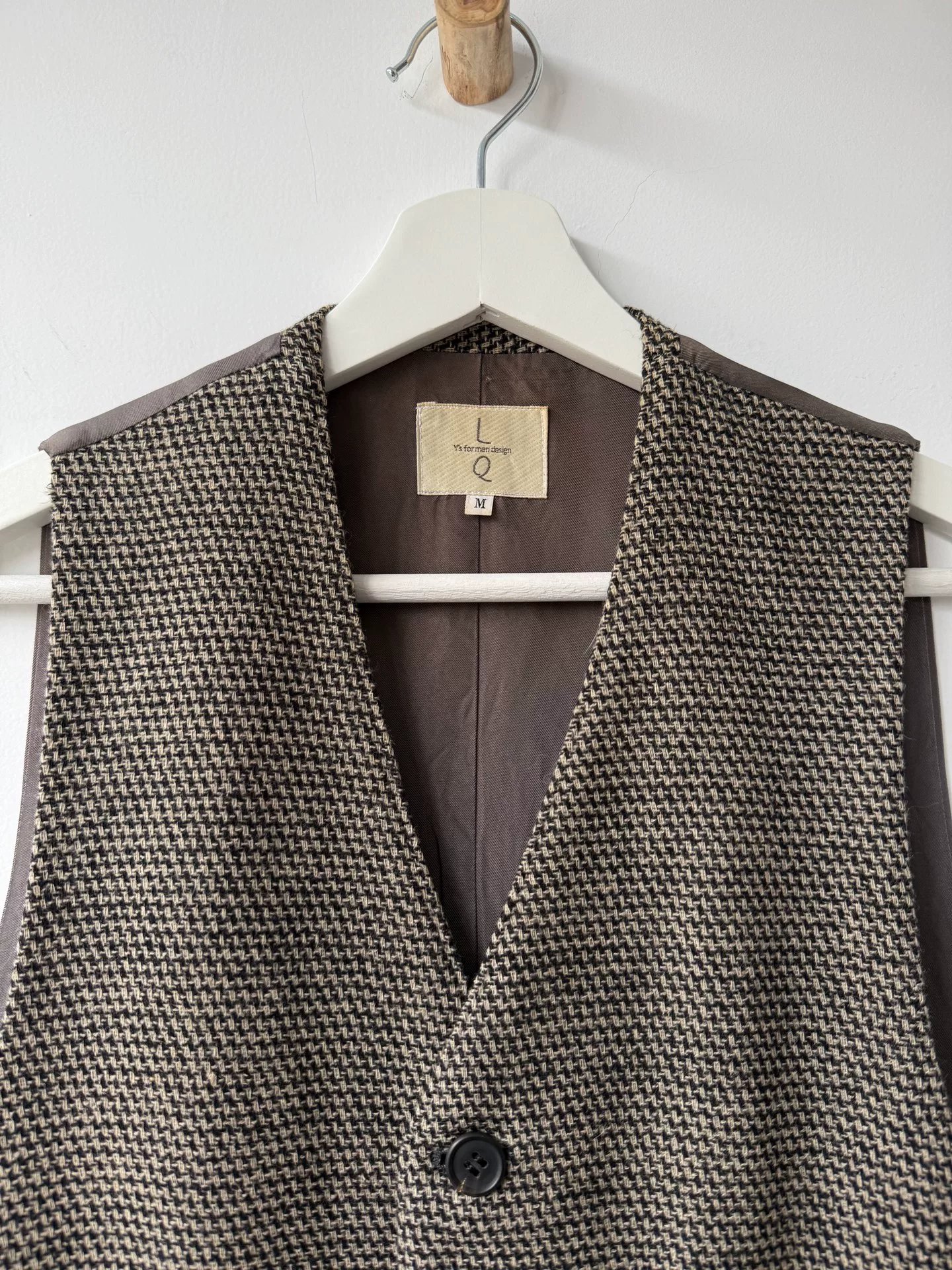 Yohji Yamamoto 90s Wool Vest — detail
