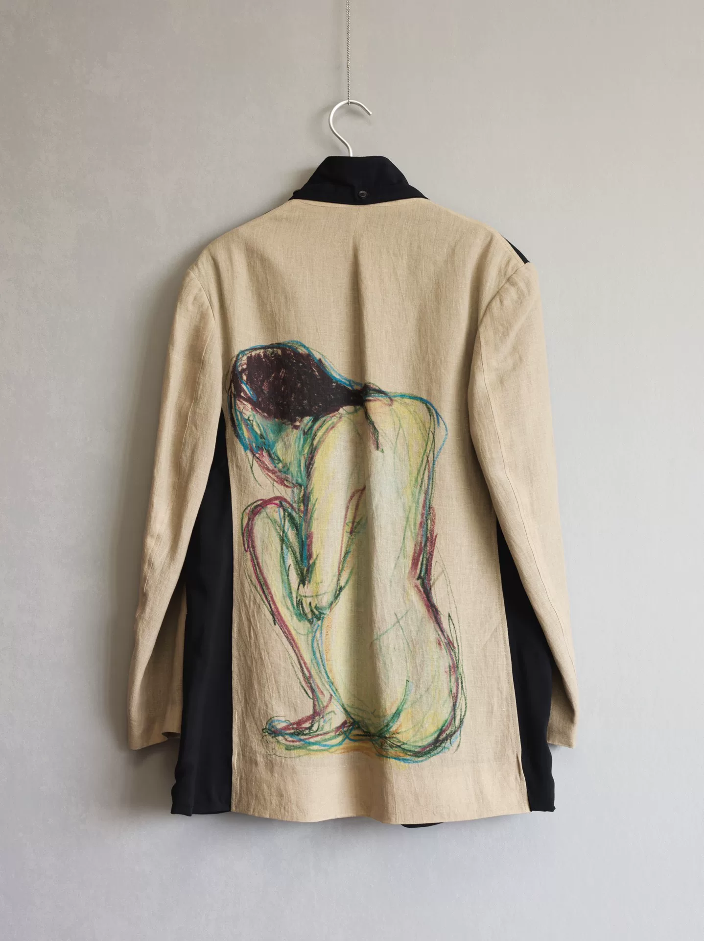 Yohji Yamamoto 19SS Hand-painted Jacket