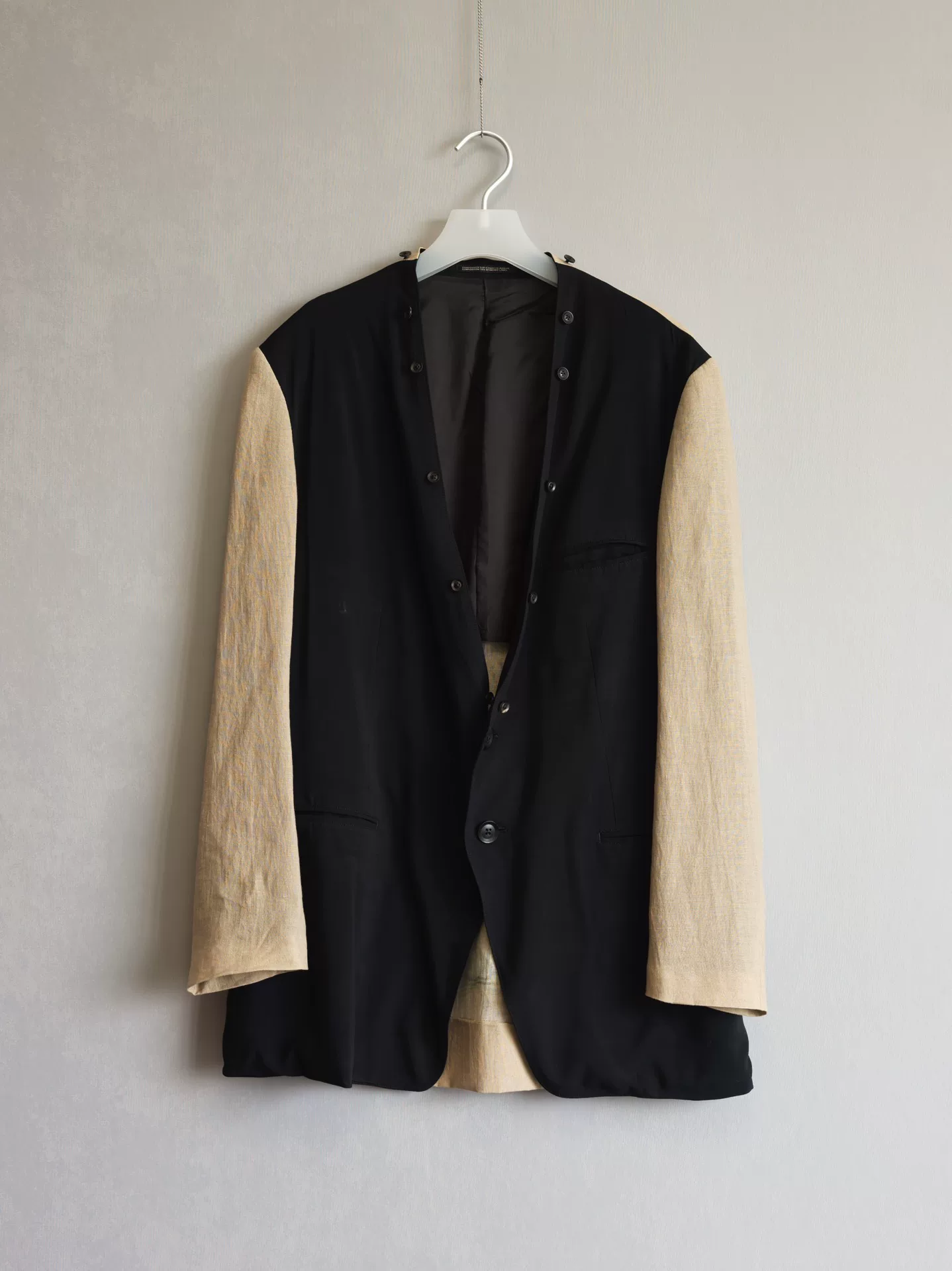 Yohji Yamamoto 19SS Hand-painted Jacket — label