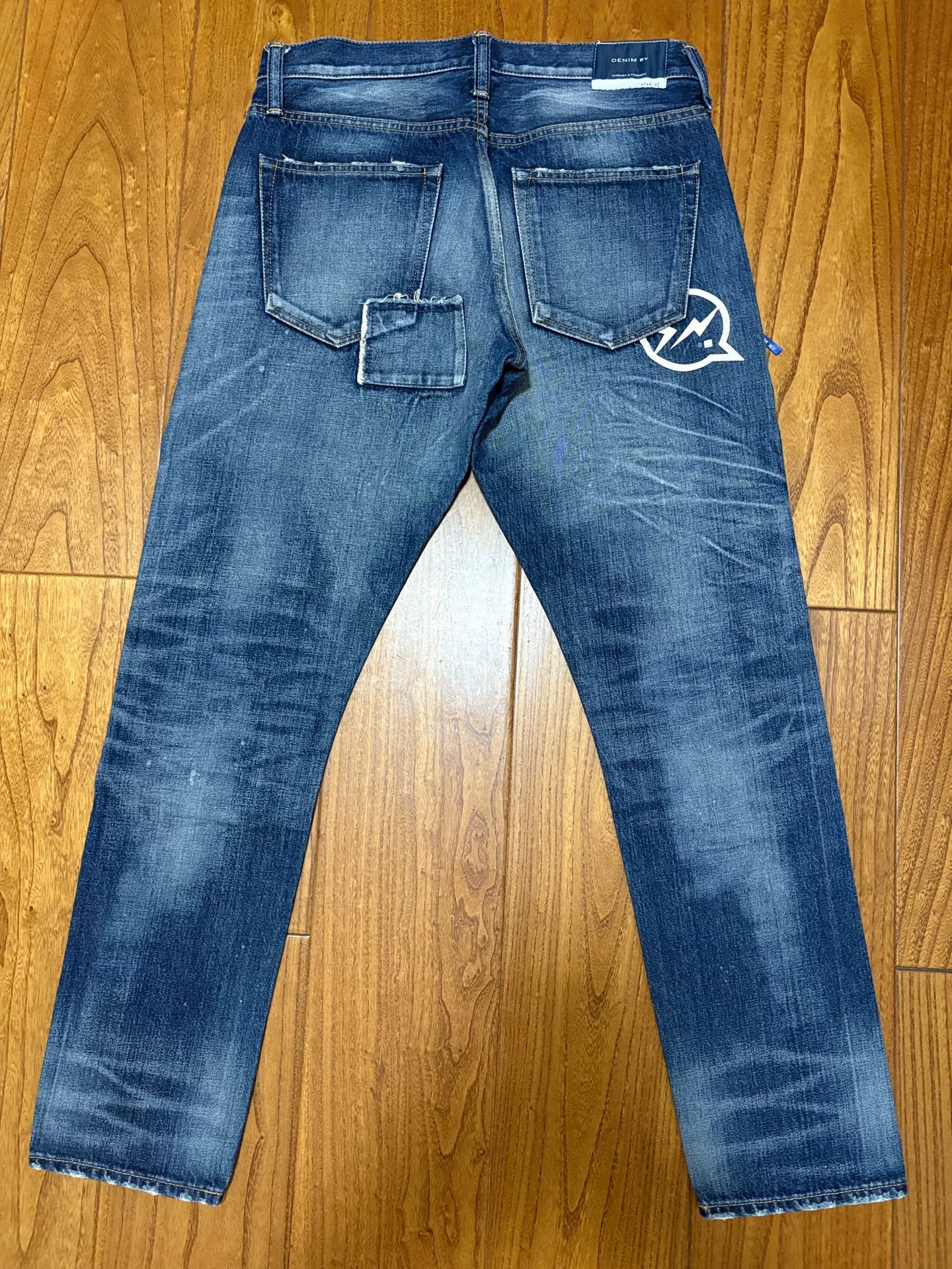 Denim by Vanquish & Fragment Lightning Jeans — front