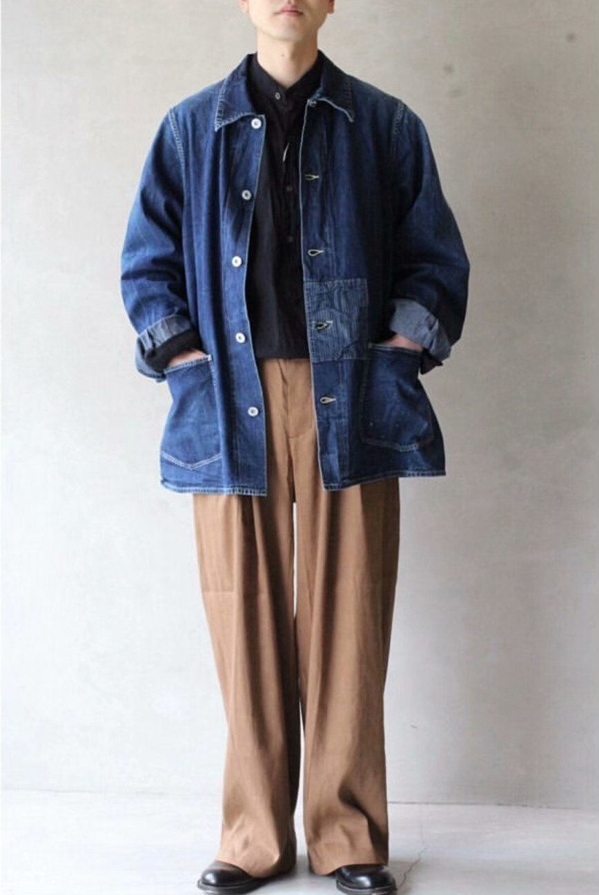 Visvim Section Gang Coverall Denim Jacket — back