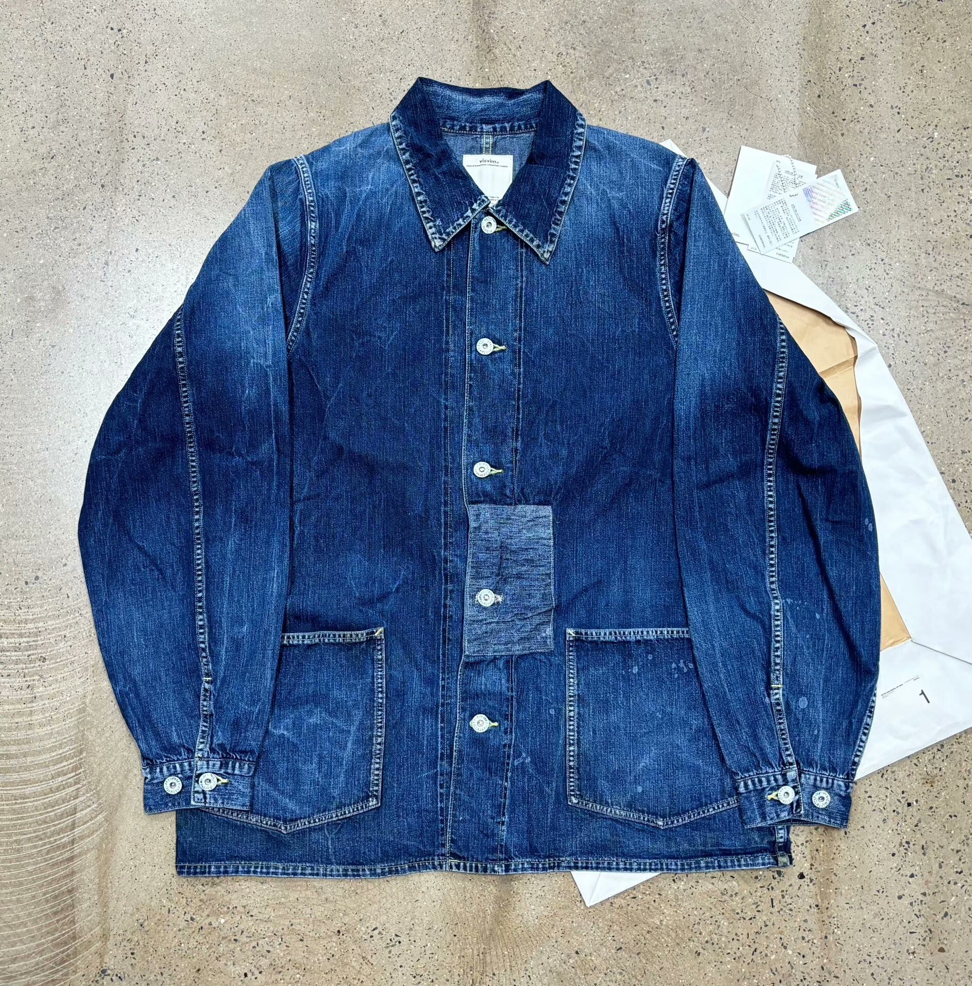 Visvim Section Gang Coverall Denim Jacket