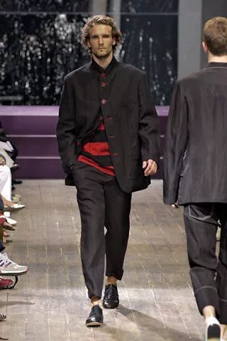 Yohji Yamamoto 05SS Red Line Linen Jacket — front