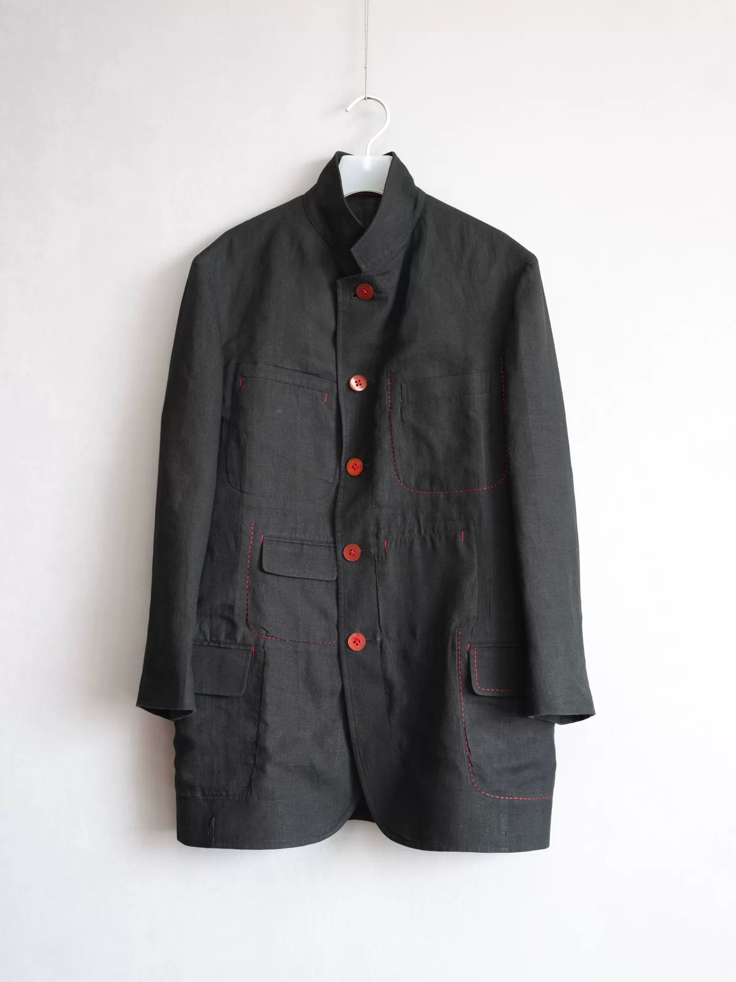 Yohji Yamamoto 05SS Red Line Linen Jacket