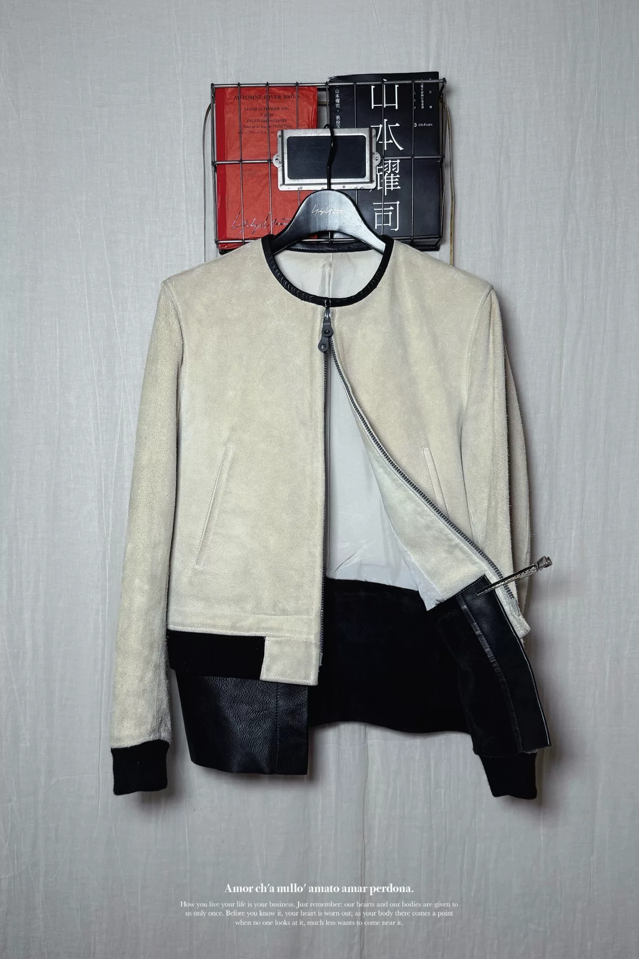 Yohji Yamamoto 02AW Horsehide Jacket — detail