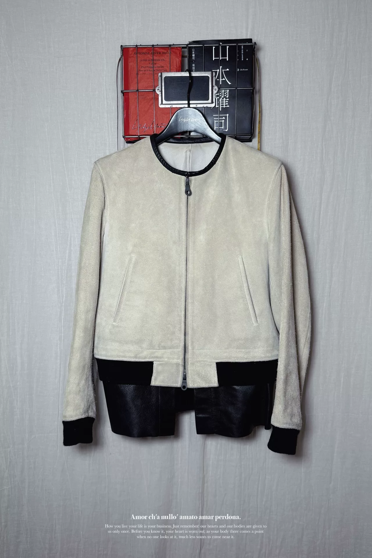 Yohji Yamamoto 02AW Horsehide Jacket — front