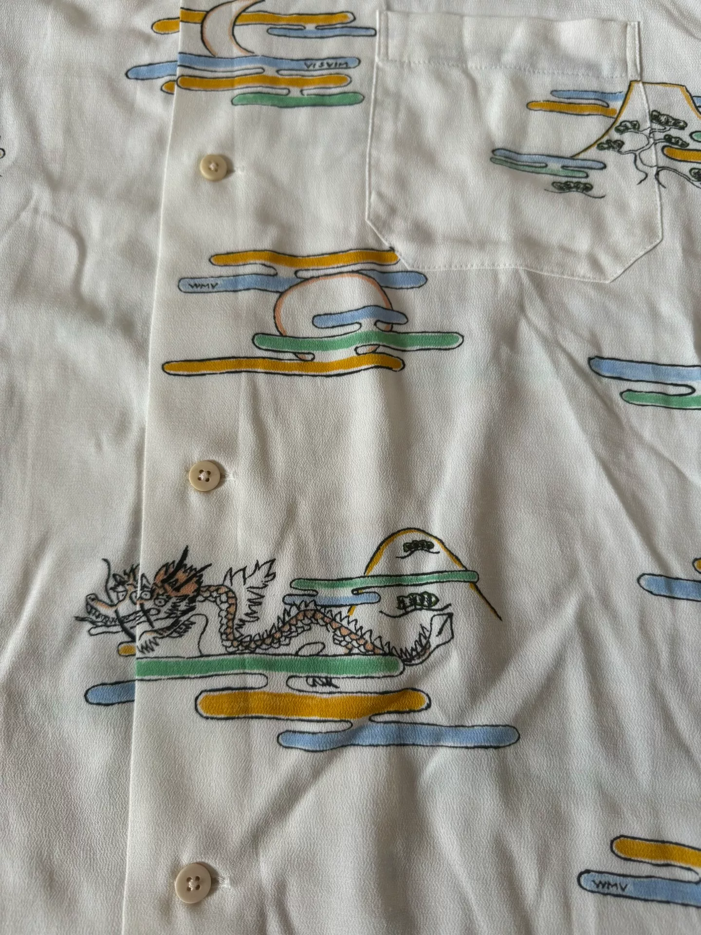 VISVIM 24ss Copa Short-Sleeve Shirt — back