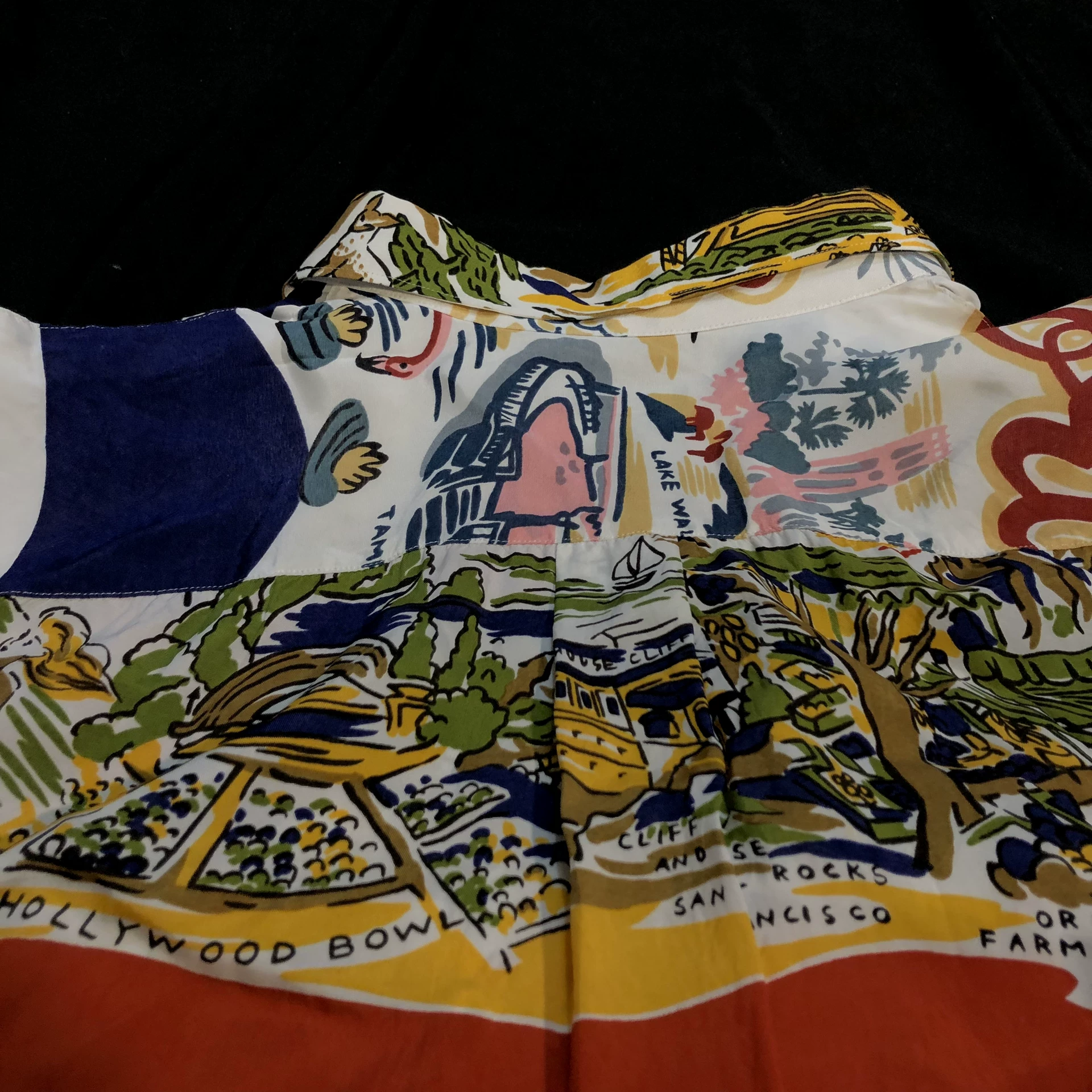 Comme des Garçons 1991 SS Silk Shirt — back