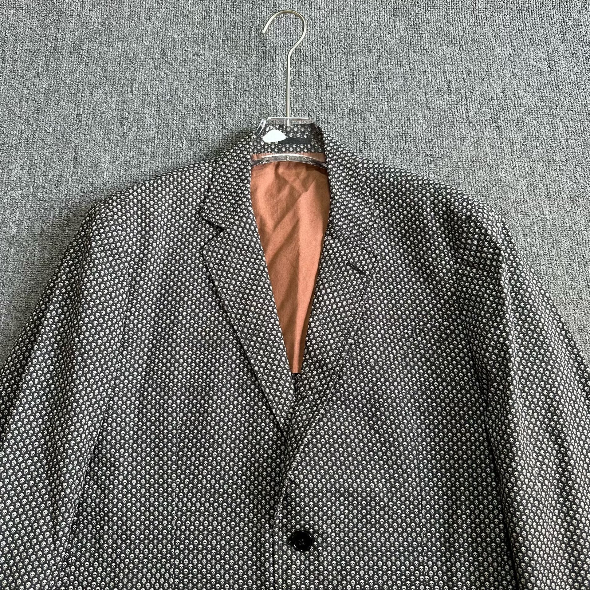 Alexander McQueen Skull Print Blazer — detail