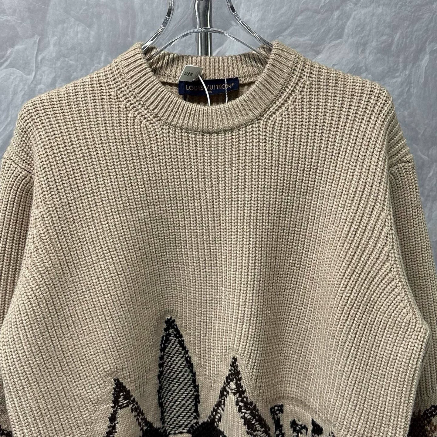 Louis Vuitton SS26 Ski Logo Wool Sweater — front