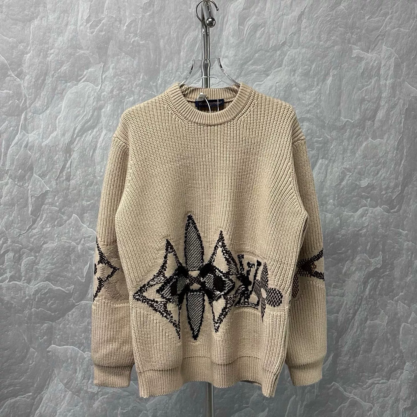 Louis Vuitton SS26 Ski Logo Wool Sweater