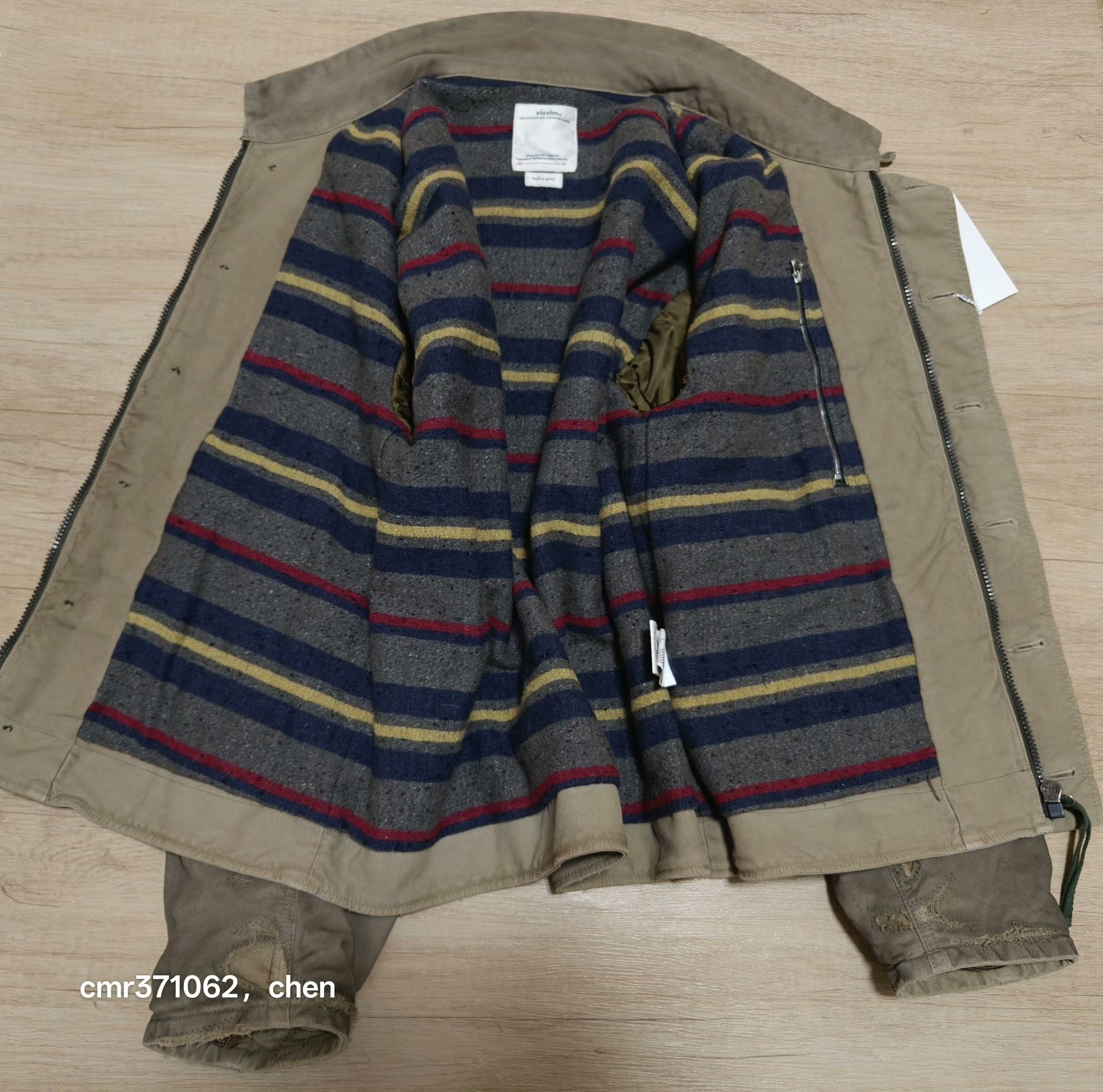 VISVIM 22AW PURSER DECK JKT G.CORDS — back