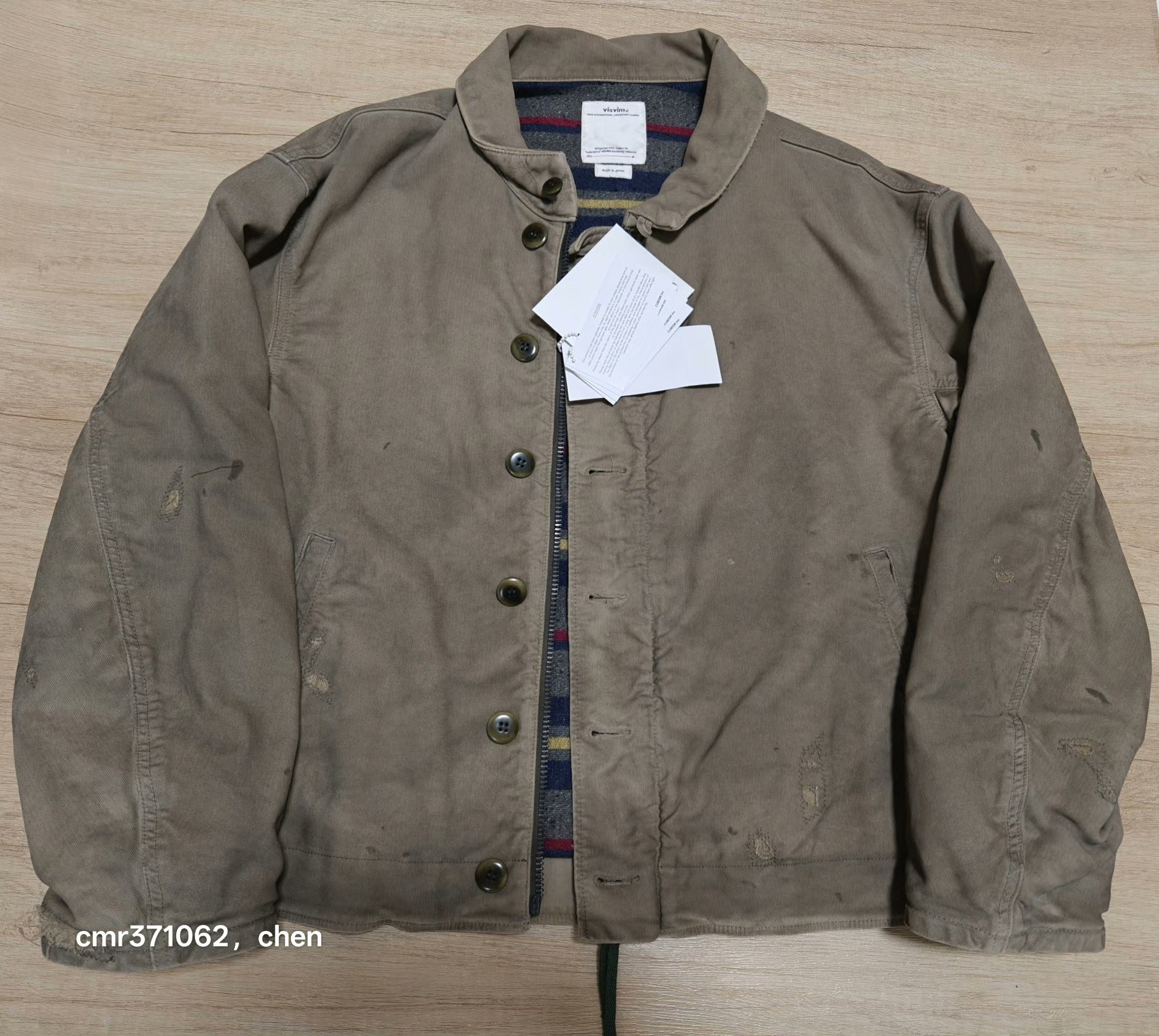 VISVIM 22AW PURSER DECK JKT G.CORDS — detail