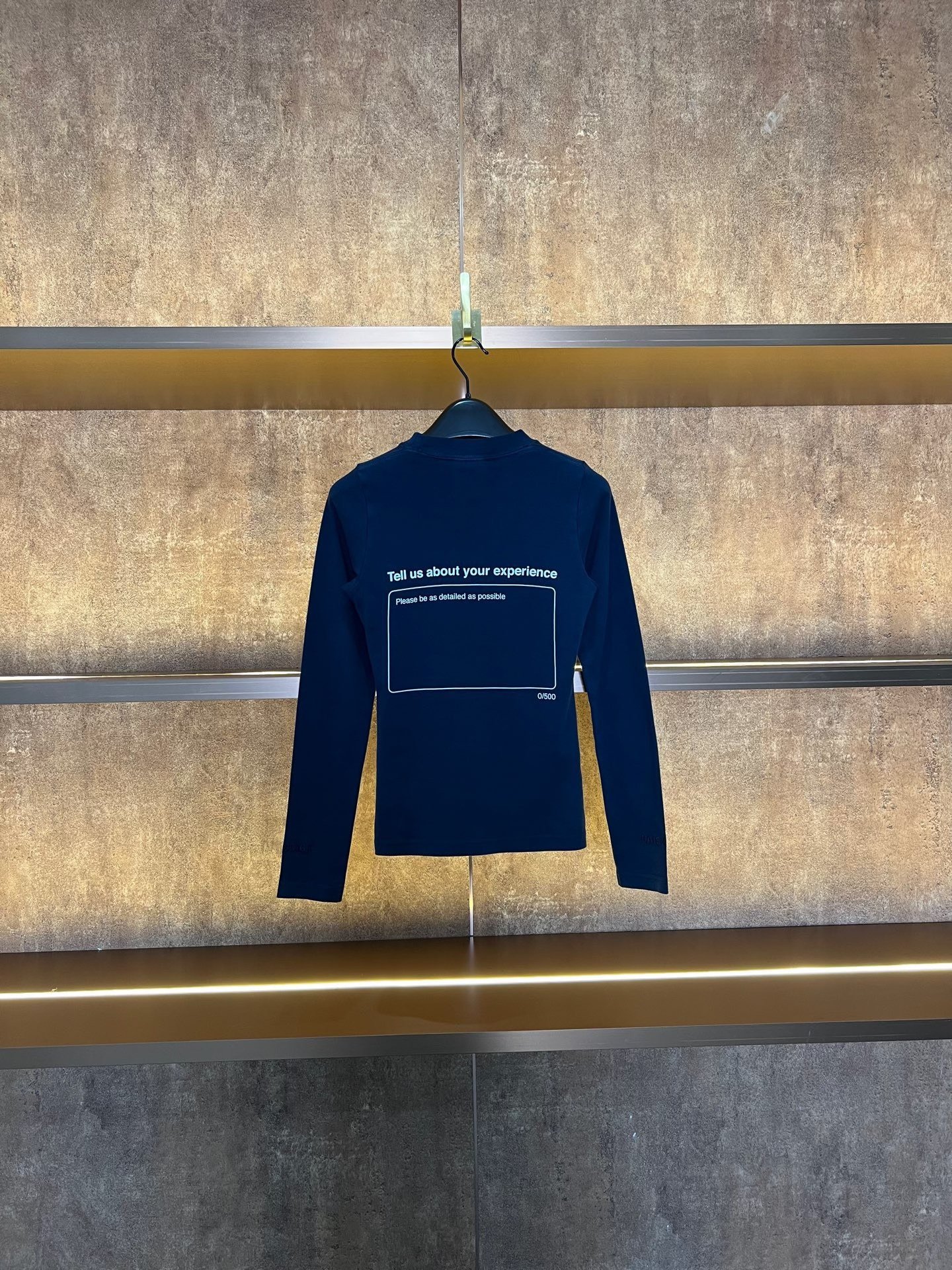 Balenciaga Star Slim Long-Sleeve Top — front