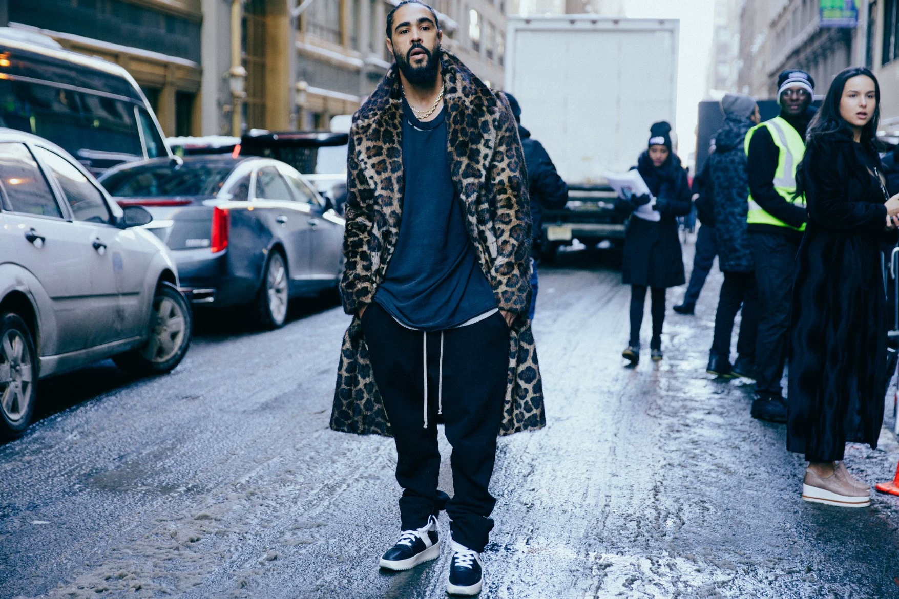 Rick Owens DRKSHDW Drop-Crotch Sweatpants — back
