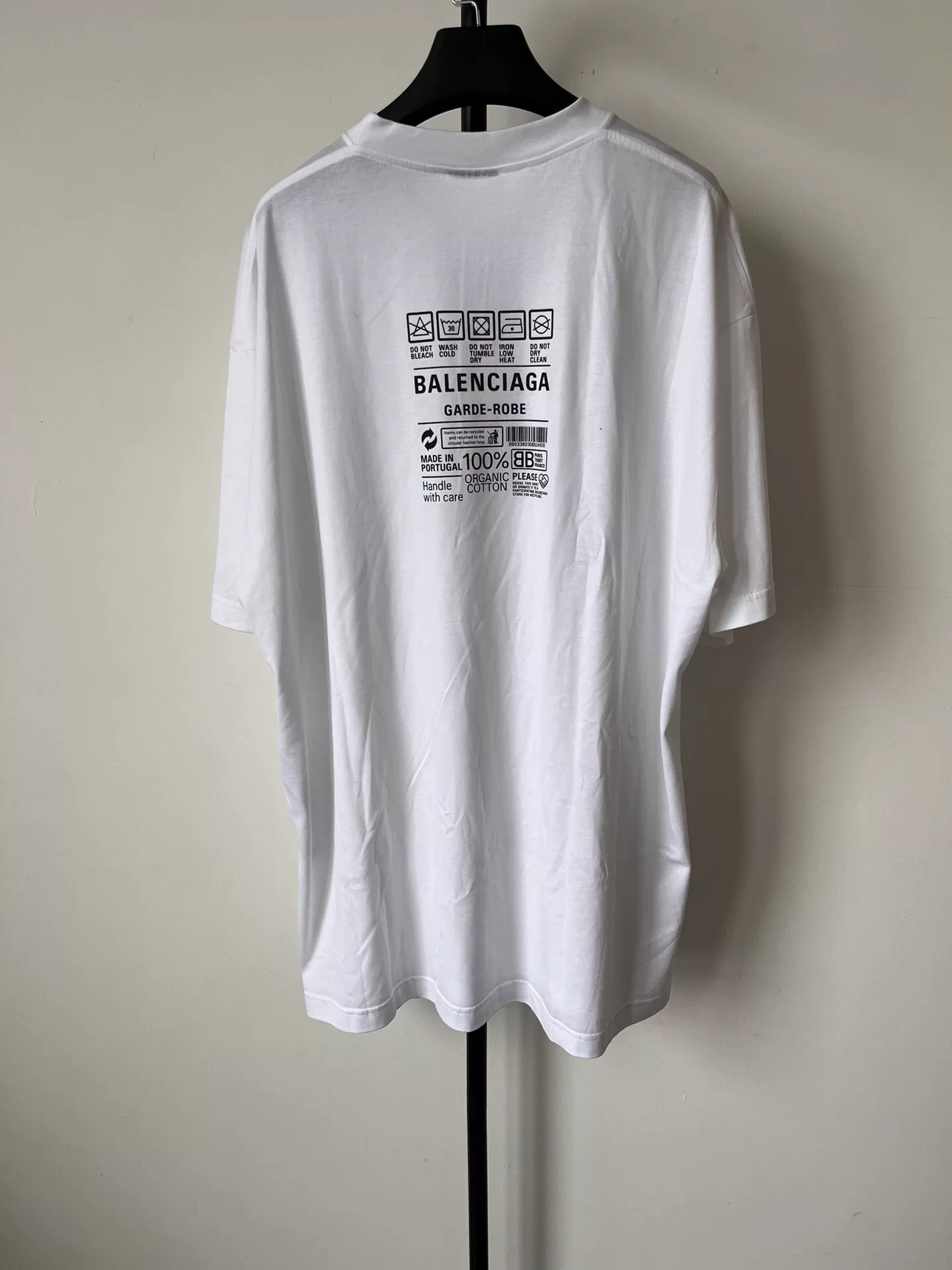 Balenciaga Logo Geometric Print Short-Sleeve T-Shirt