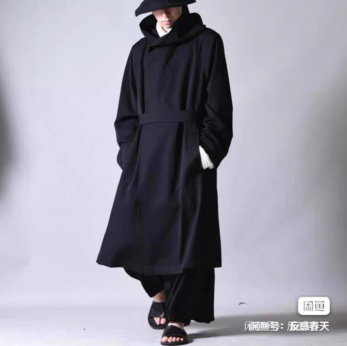 Yohji Yamamoto Regulation Boxing Robe Coat — front