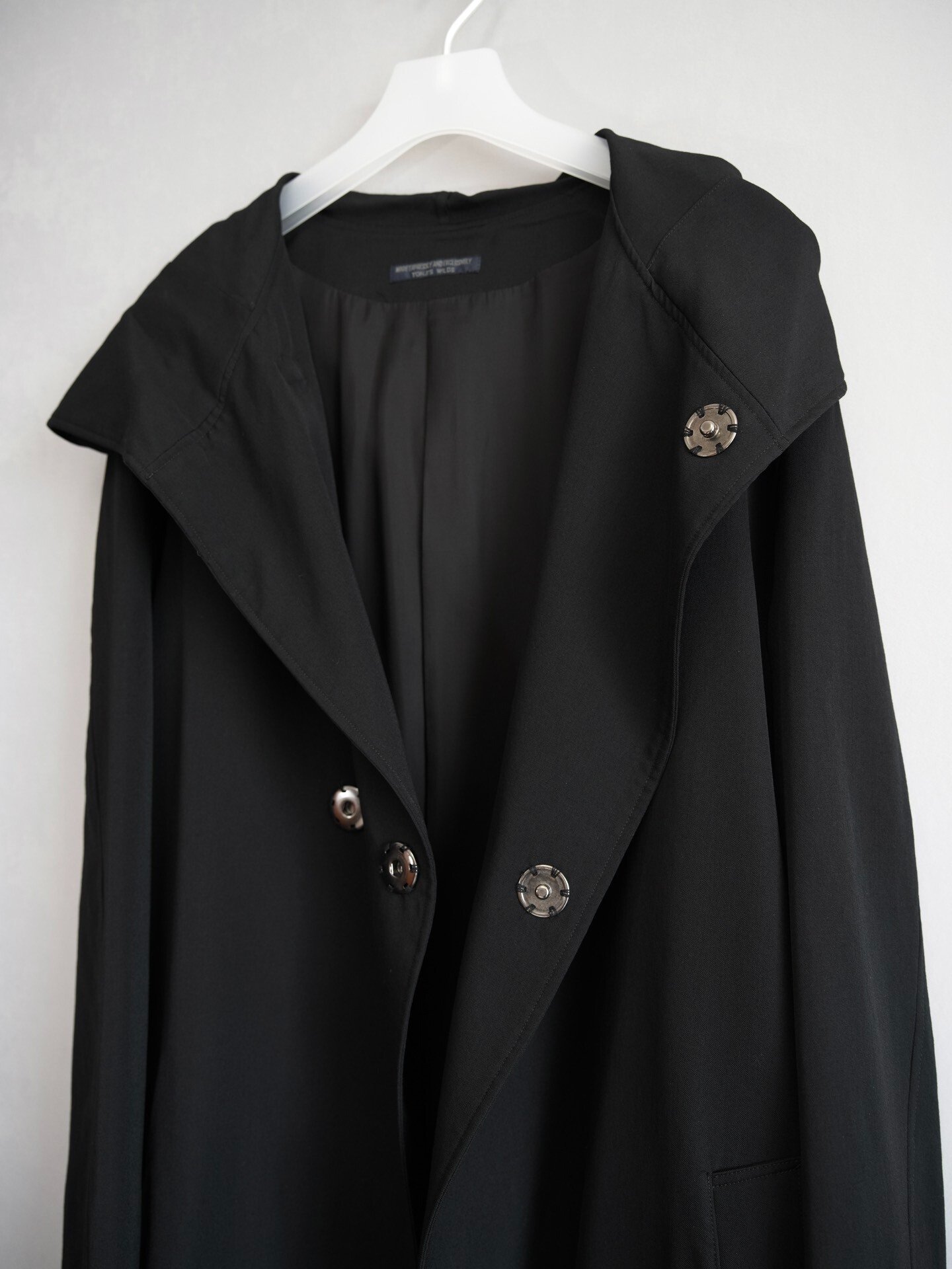 Yohji Yamamoto Regulation Boxing Robe Coat — label