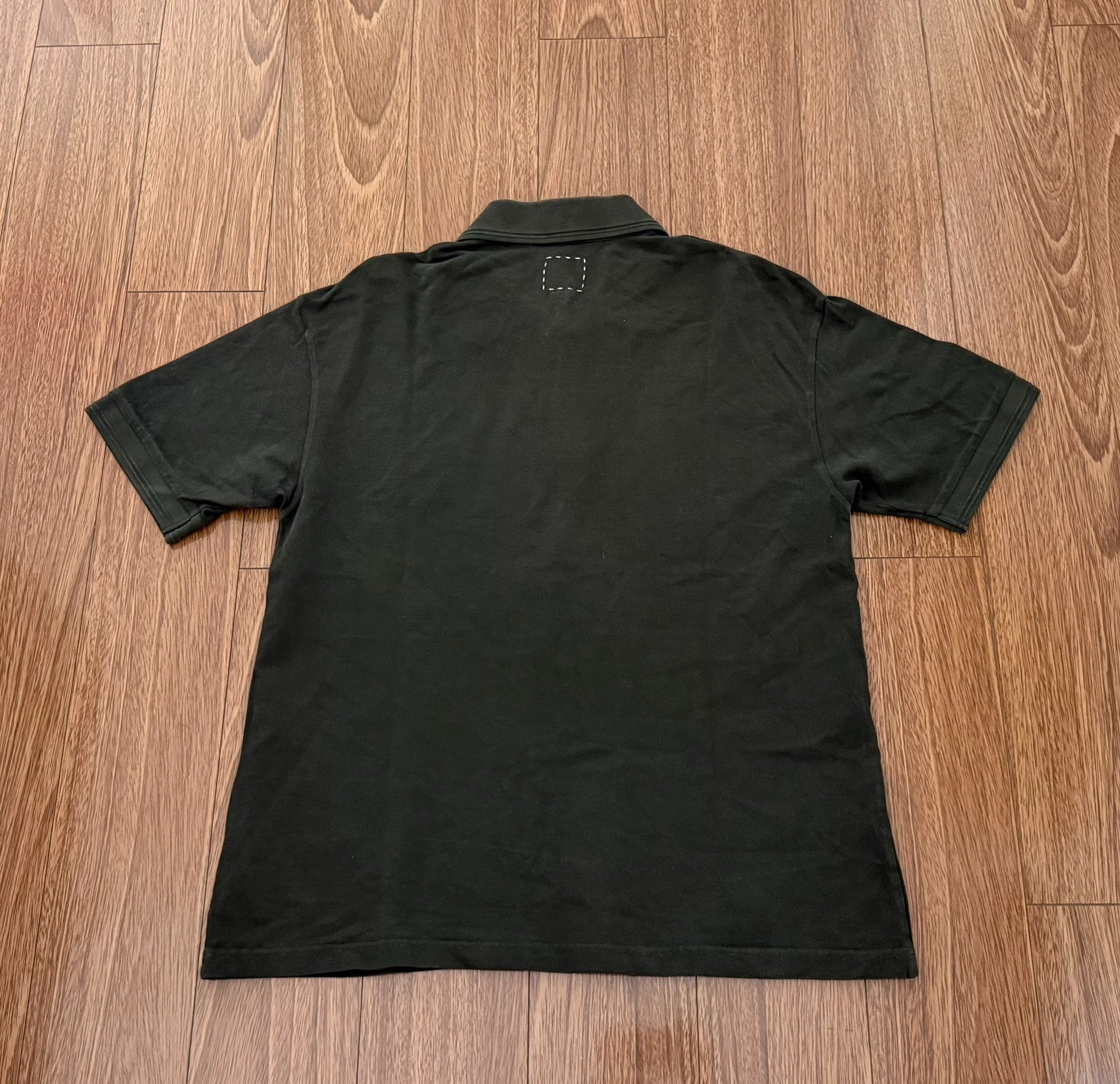 VISVIM JUMBO WELLER S/S DMGD Polo — front