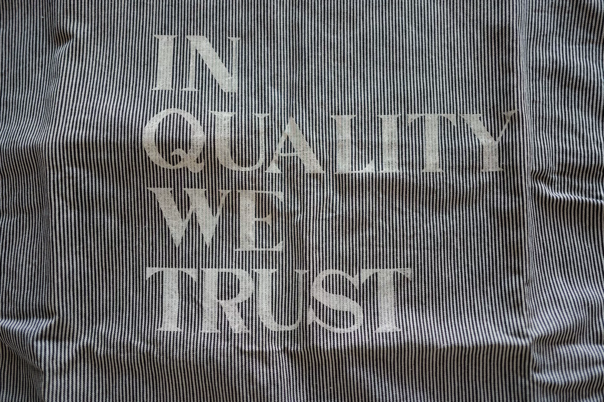 visvim happi hickory unwashed robe — detail