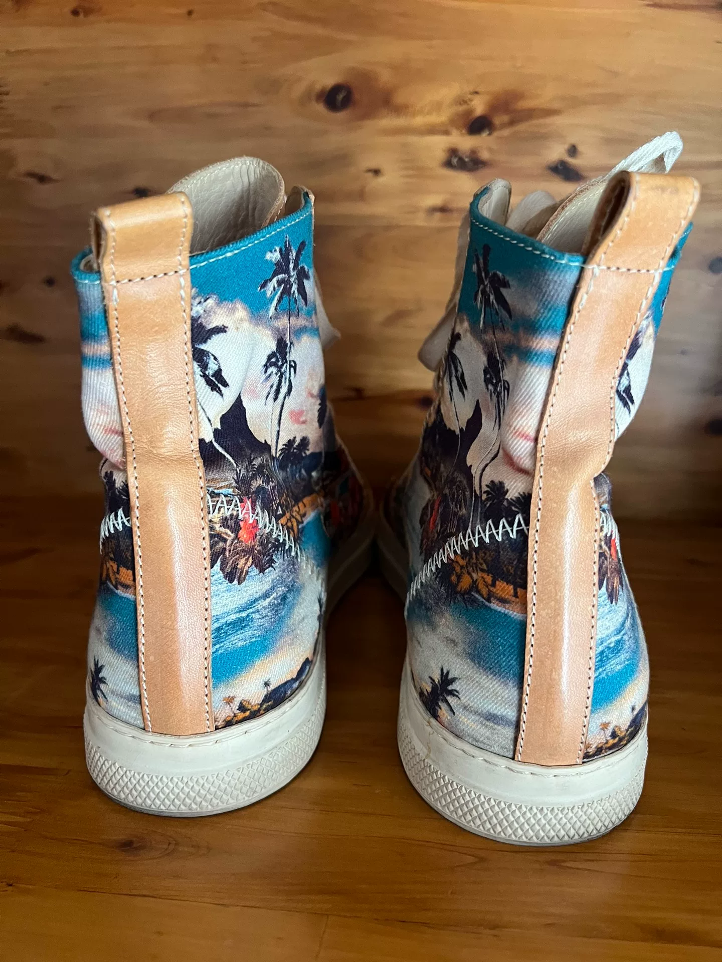 Jean Paul GAULTIER High-Top Casual Shoes — back