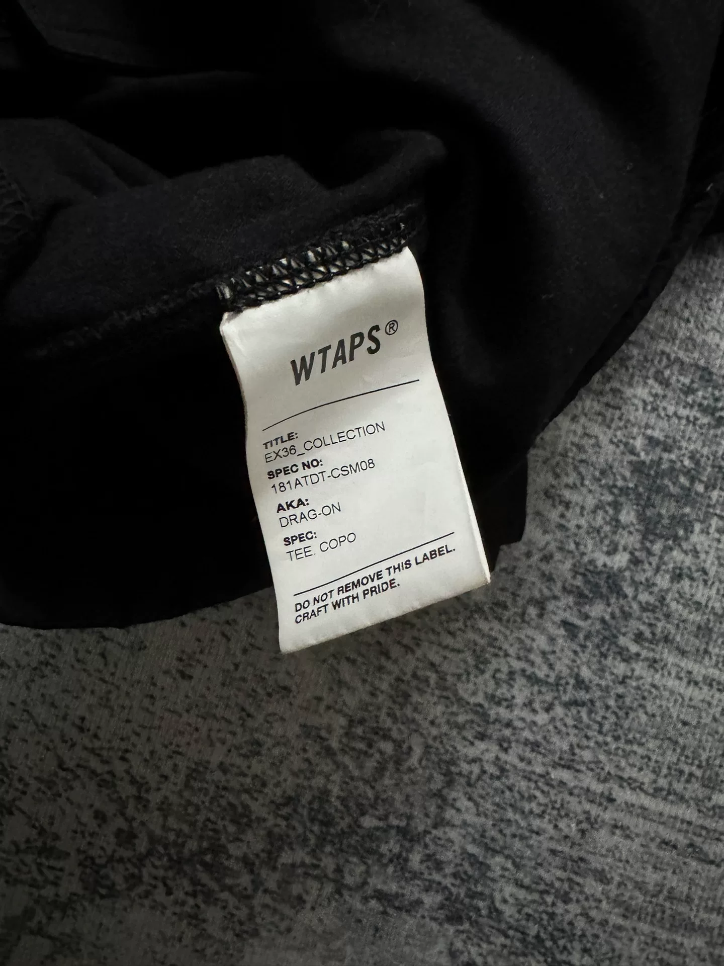 WTAPS DRAG-ON COPO 18SS Hoodie — front