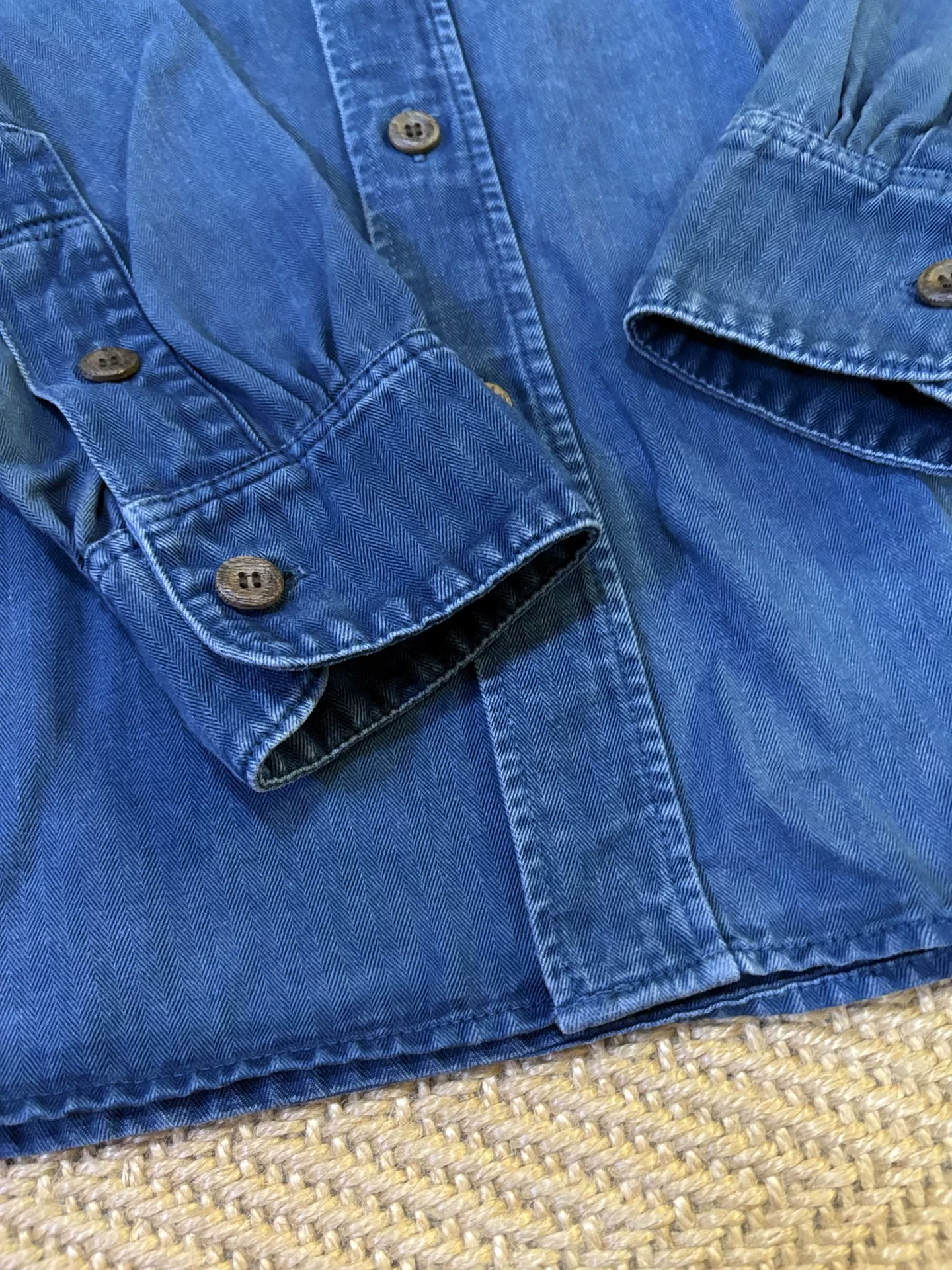 VISVIM 15ss WALLY SHIRT L/S INDIGO — label