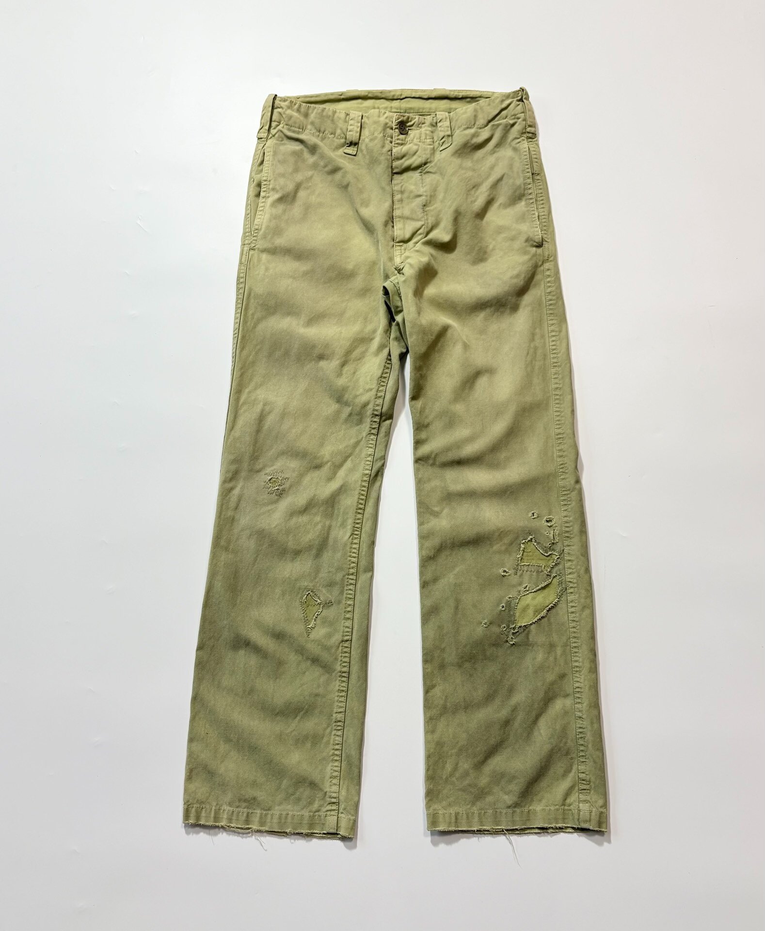 VISVIM GIFFORD DMGD Distressed Pants