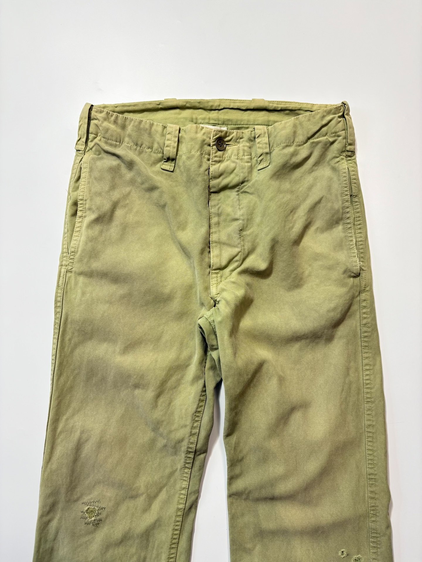 VISVIM GIFFORD DMGD Distressed Pants — front