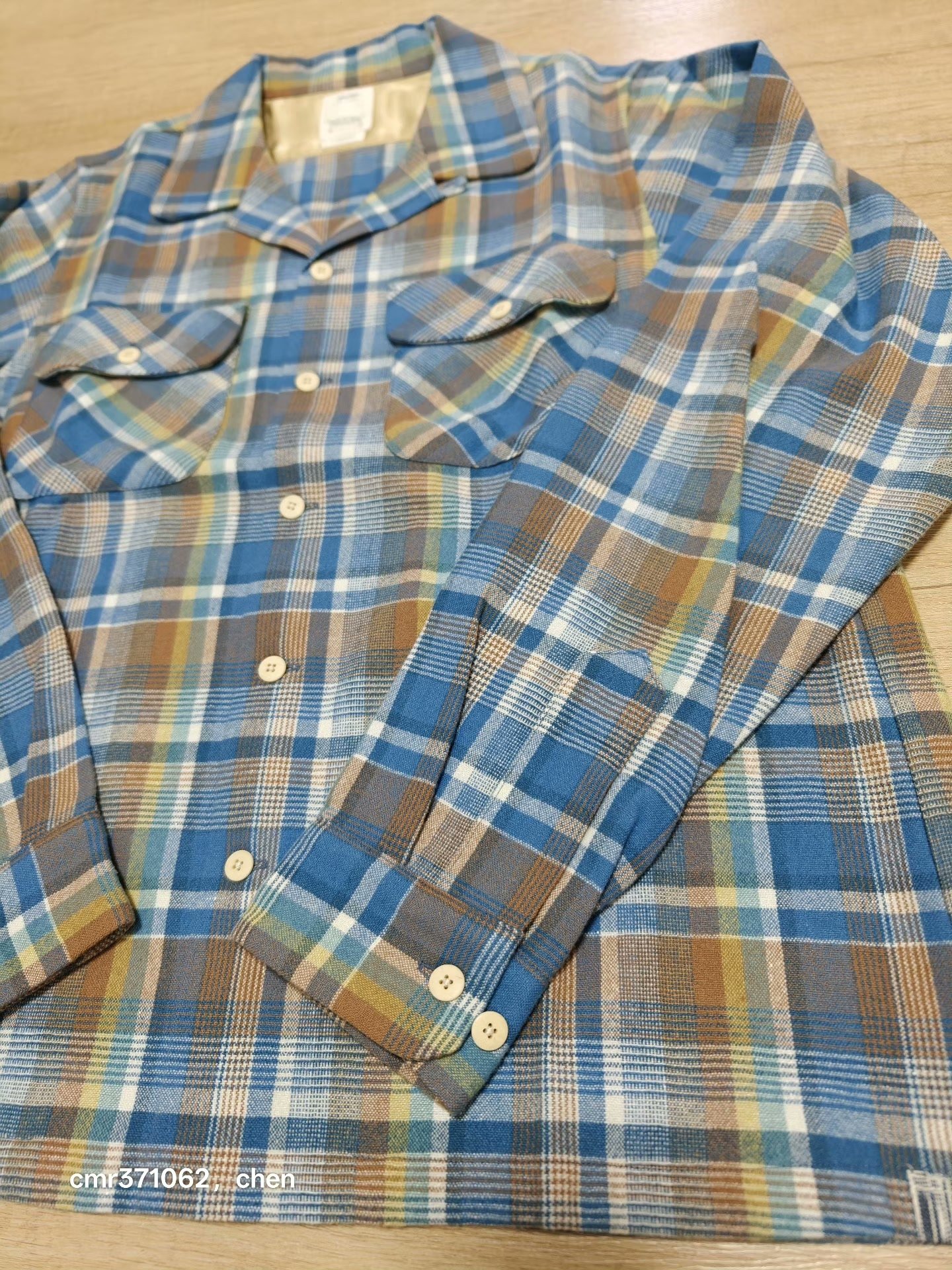 VISVIM 22AW BOOMER CHECK L/S SHIRT — label