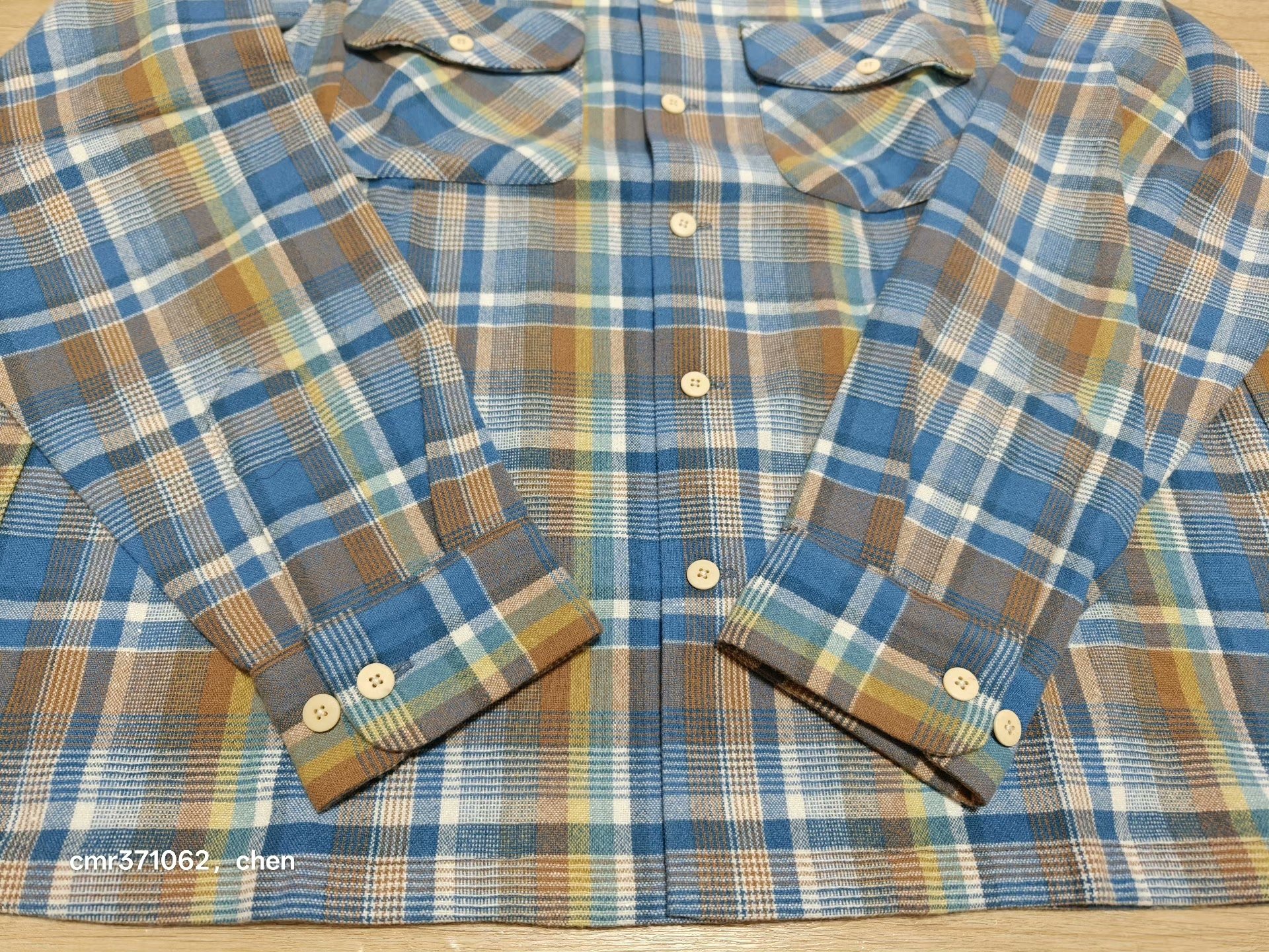 VISVIM 22AW BOOMER CHECK L/S SHIRT — back