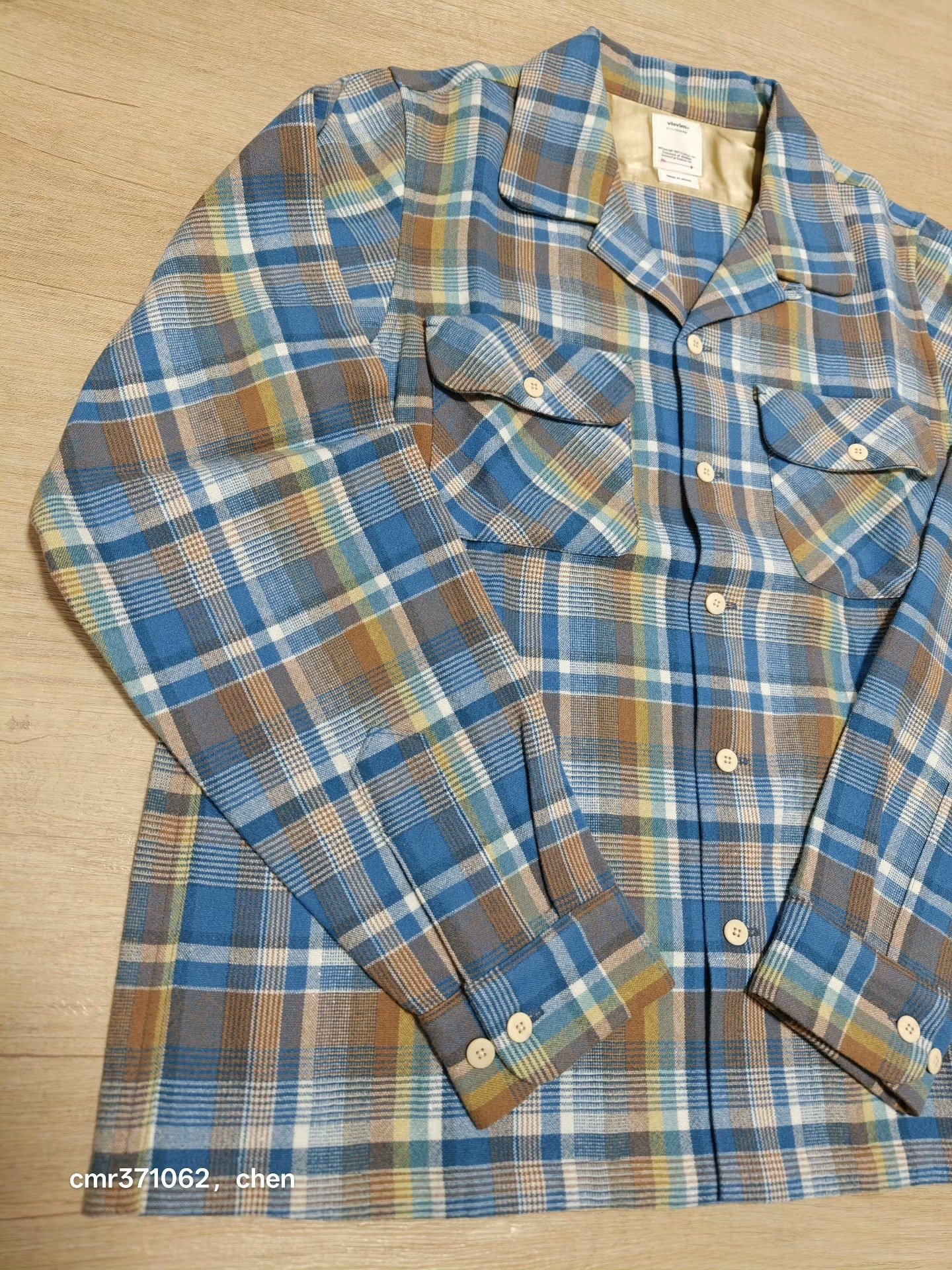 VISVIM 22AW BOOMER CHECK L/S SHIRT — detail