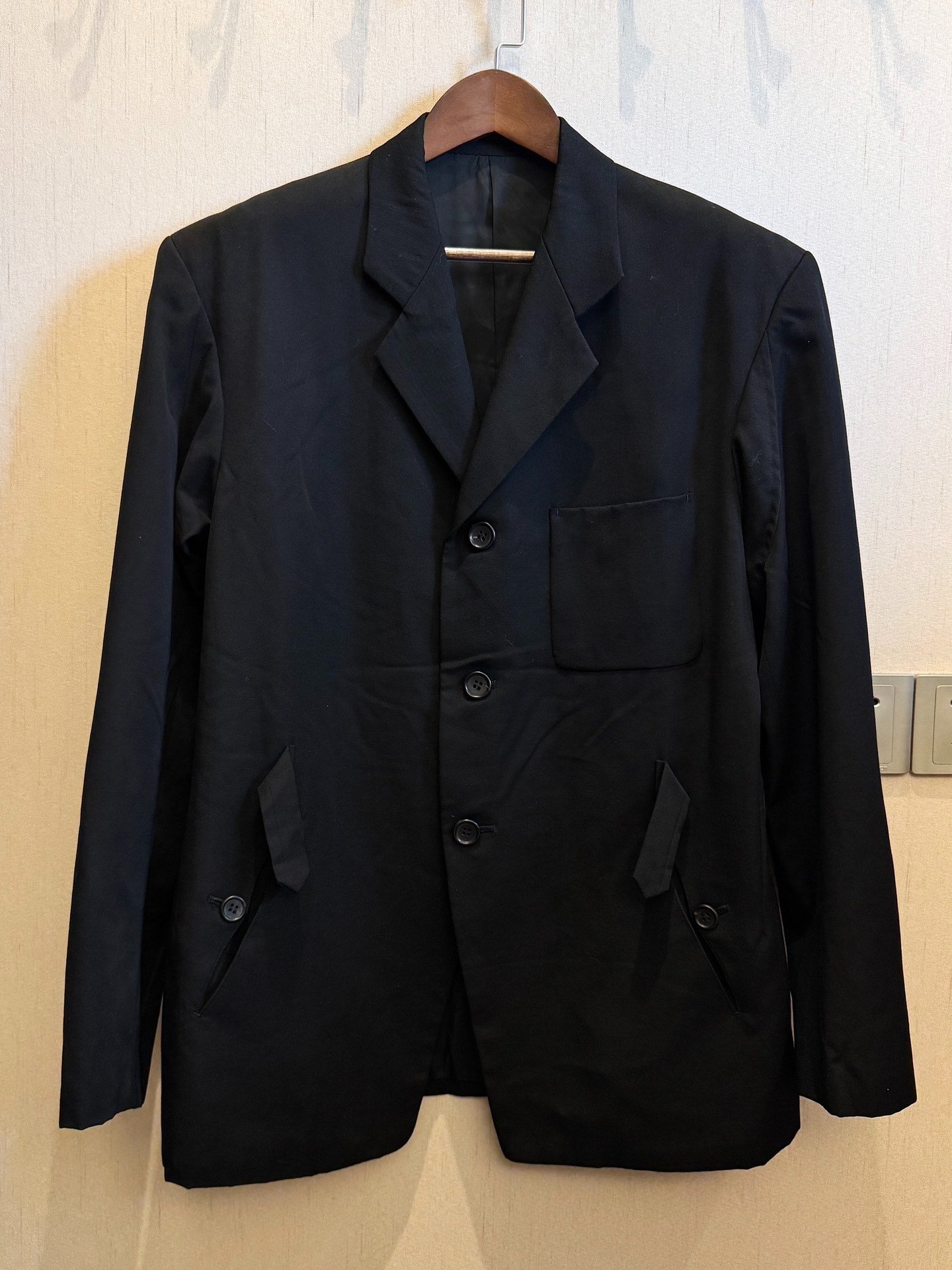 Yohji Yamamoto 89AW Military Blazer — detail