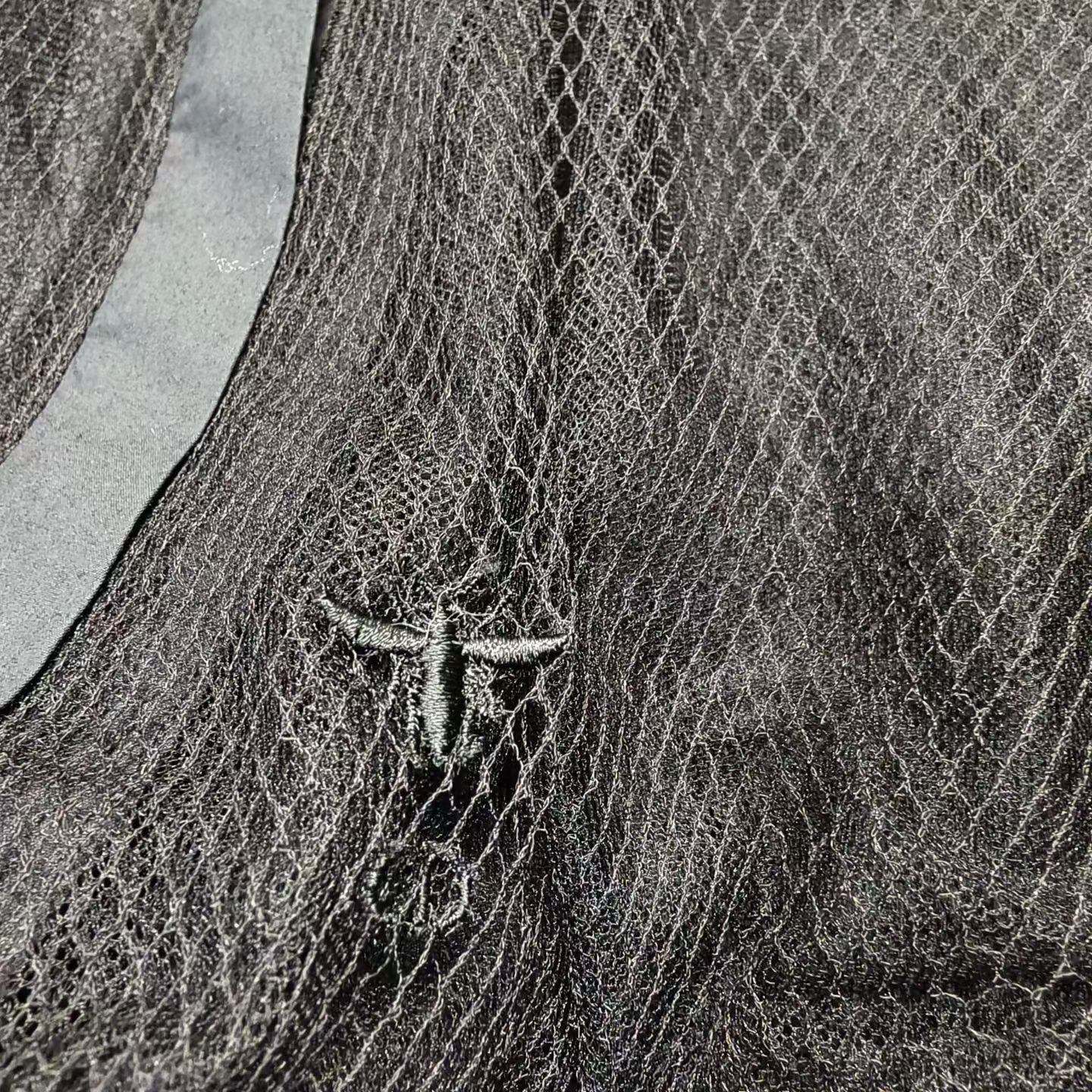 Dior Little Bee Hollow Out Zip Jacket — label