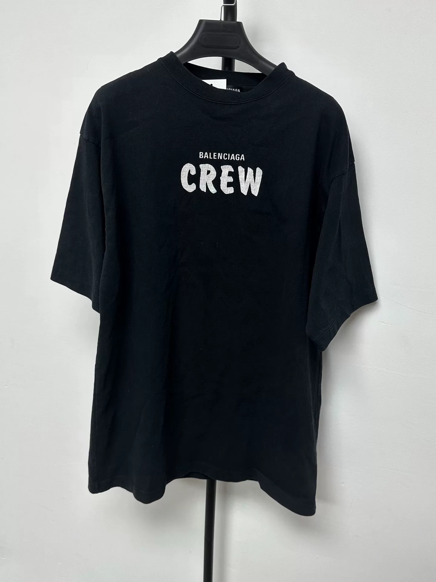 Balenciaga 'CREW' Print Loose T-shirt