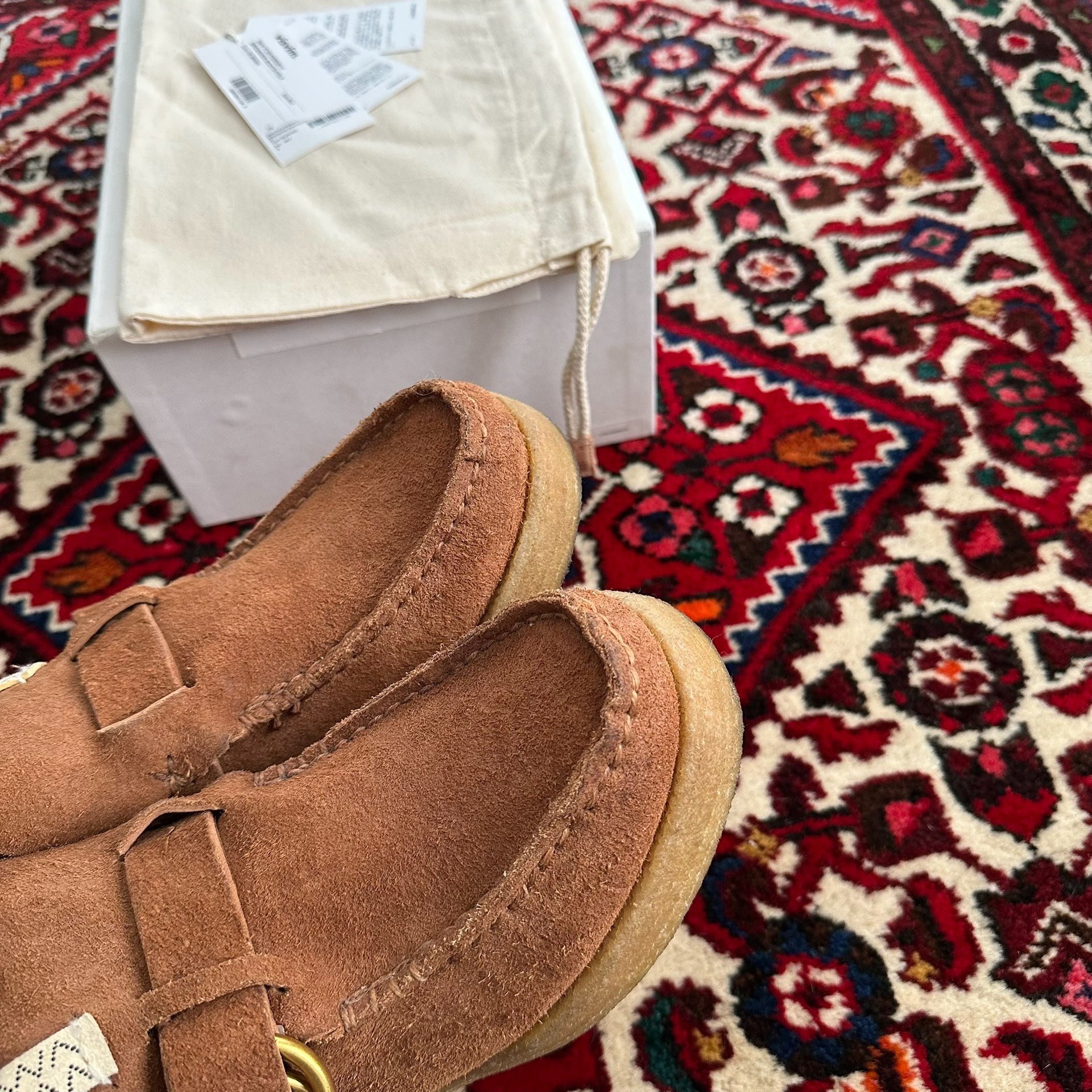 VISVIM MAGOON RING MOC FOLK Boots — detail