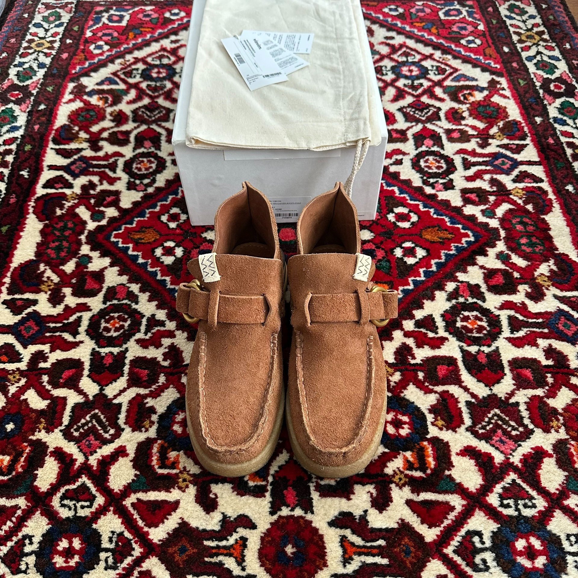 VISVIM MAGOON RING MOC FOLK Boots