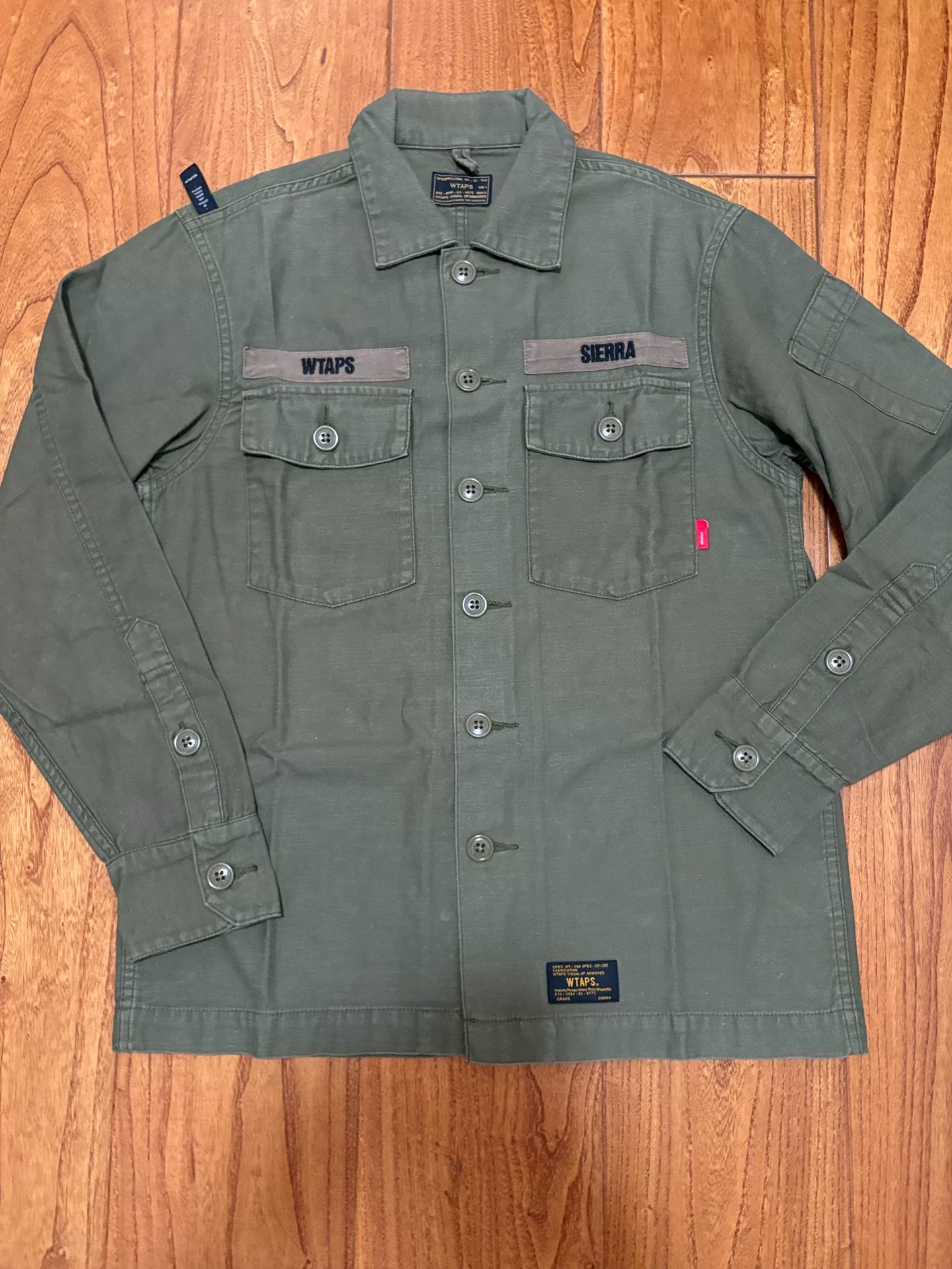 WTAPS BUDS 17SS Military Cargo Longsleeve Shirt